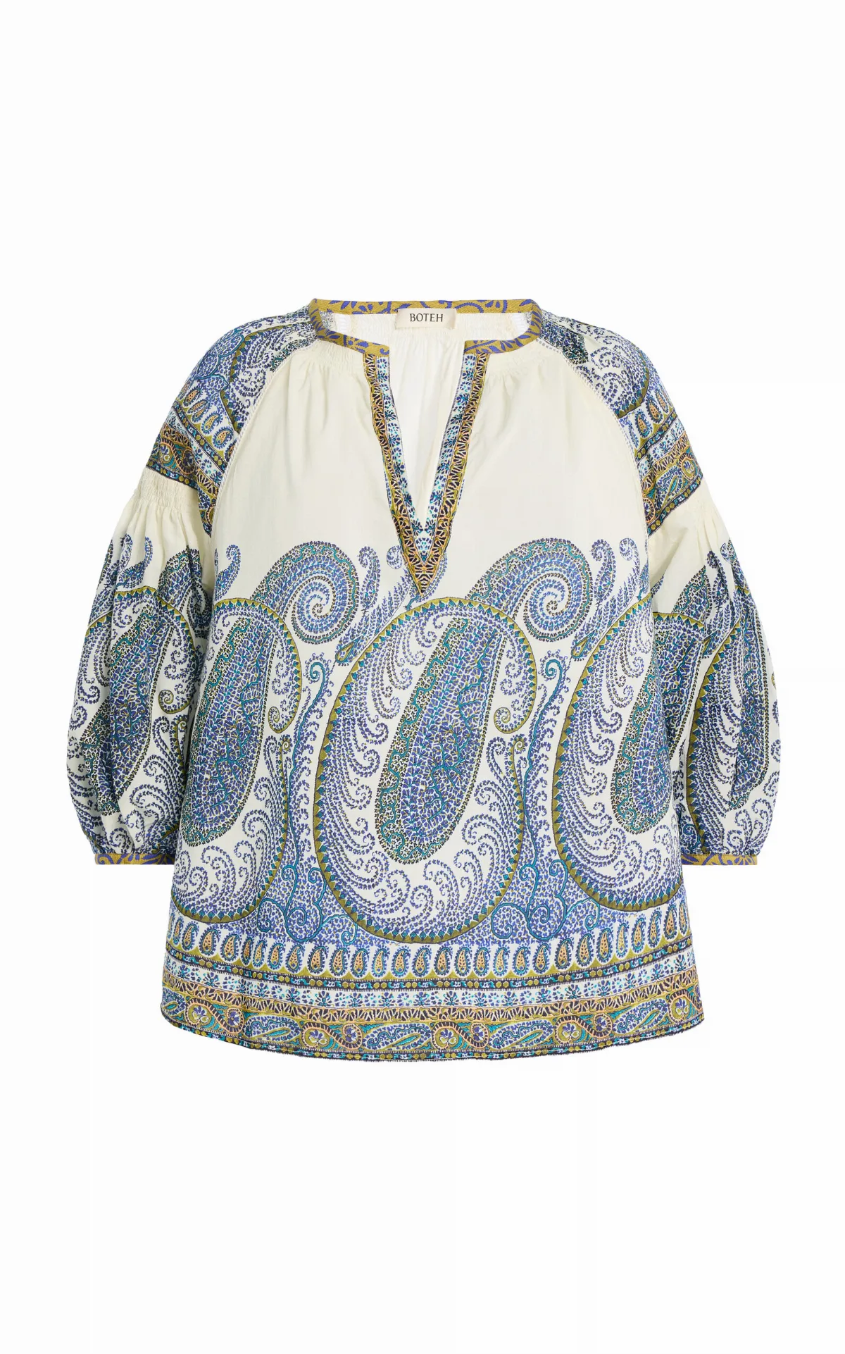 Arcadia Paisley Smock Blouse by BOTEH
