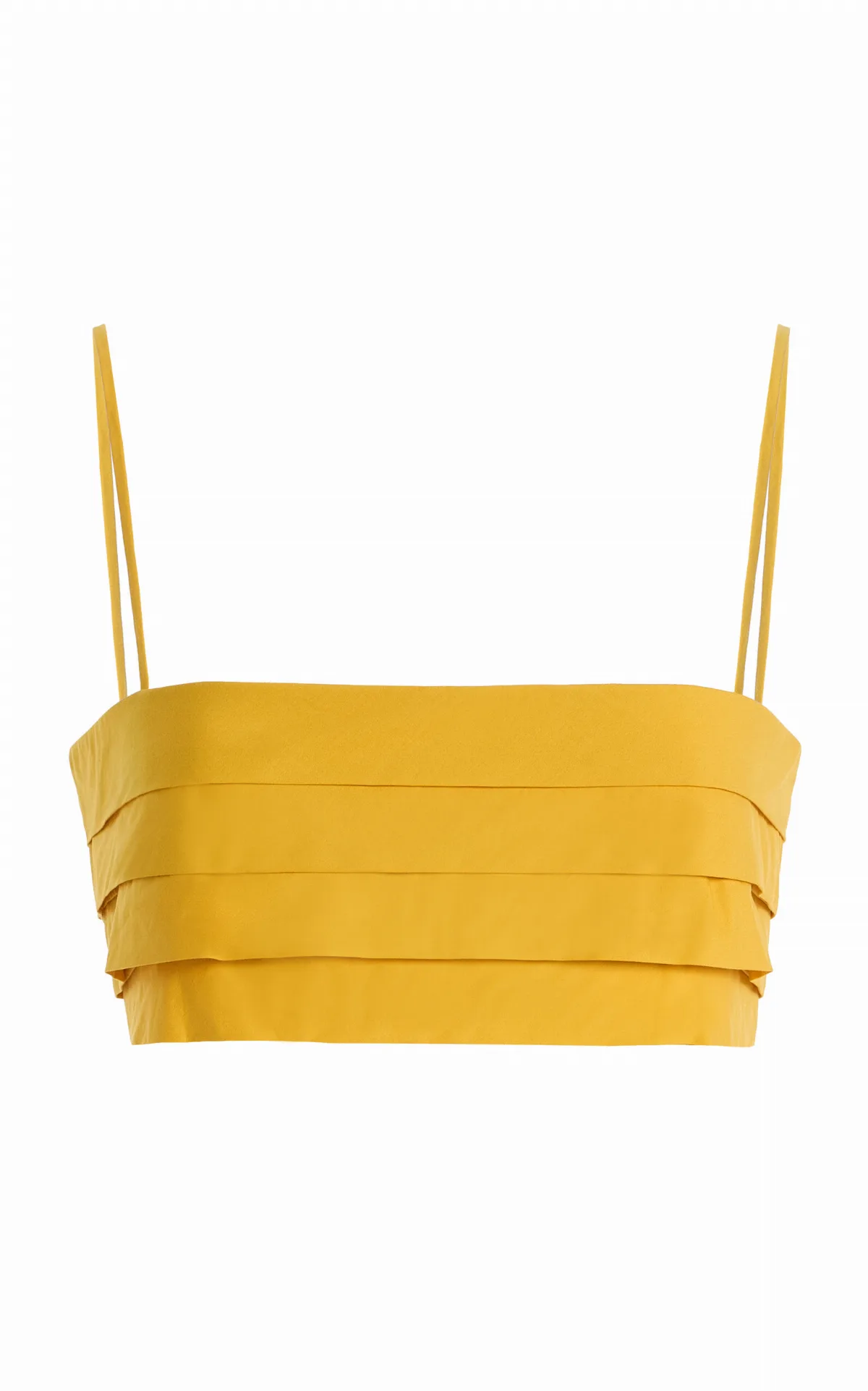 Mokshini Tiered Organic Cotton Crop Top