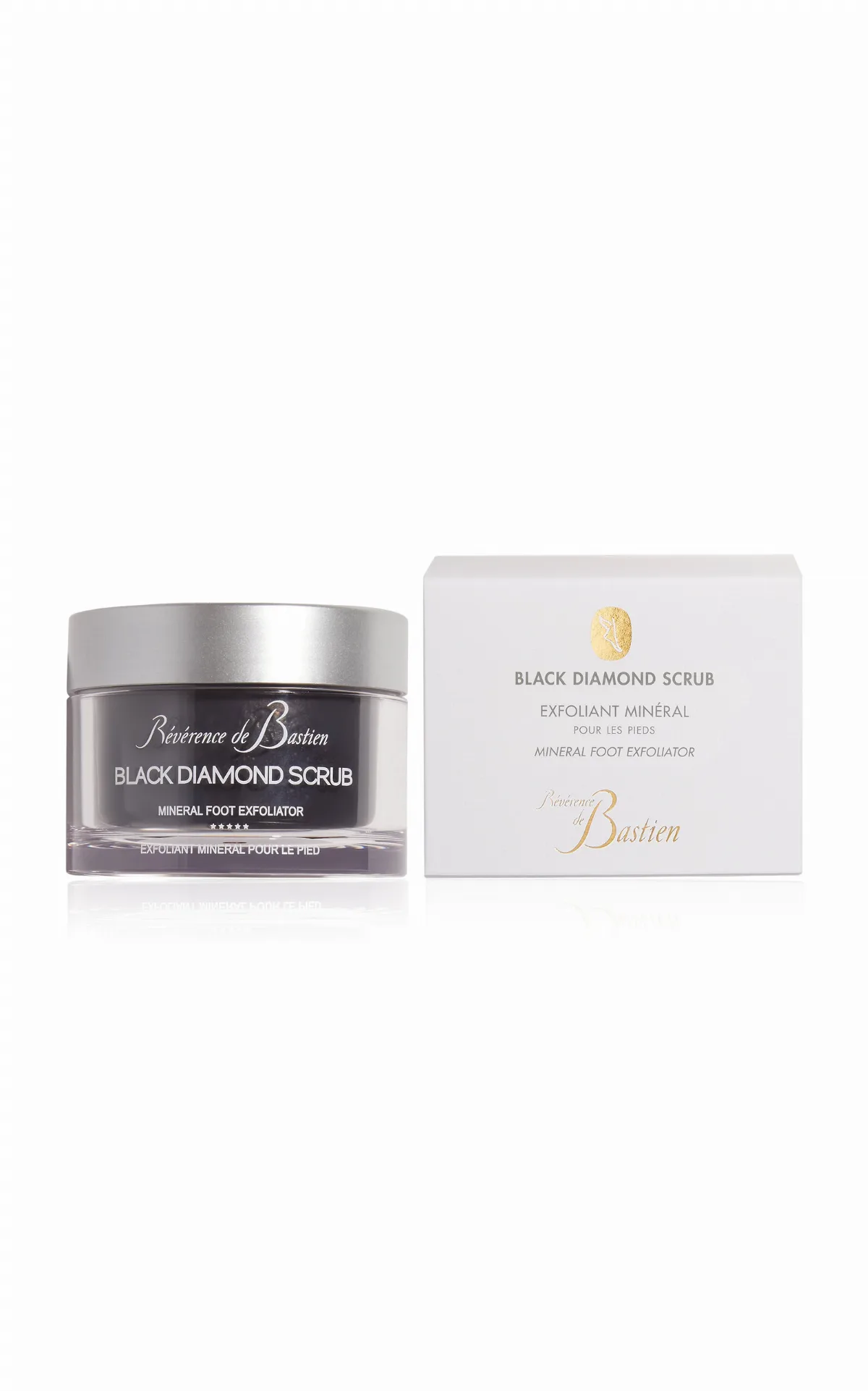 Black Diamond Scrub Mineral Foot Exfoliator by Révérence de Bastien