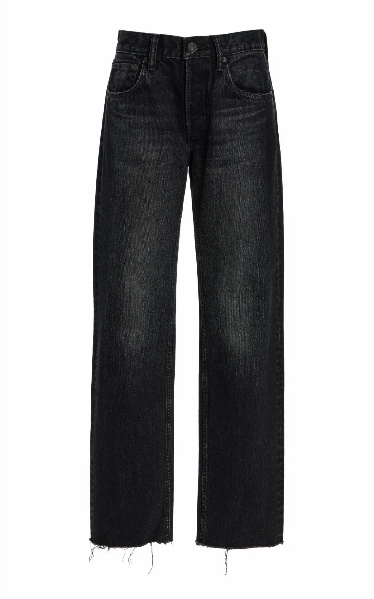 Glencoe High-Rise Straight-Leg Jeans by MOUSSY VINTAGE