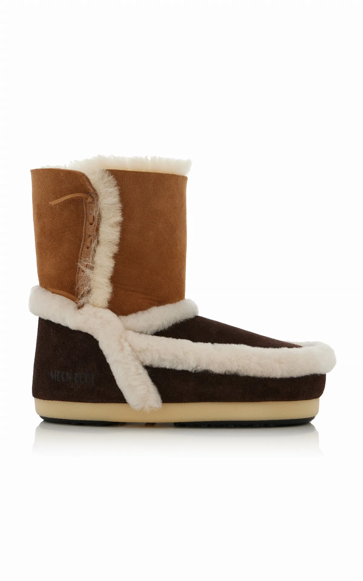 EVX Patchwork Sheepskin Boots by MOON BOOT