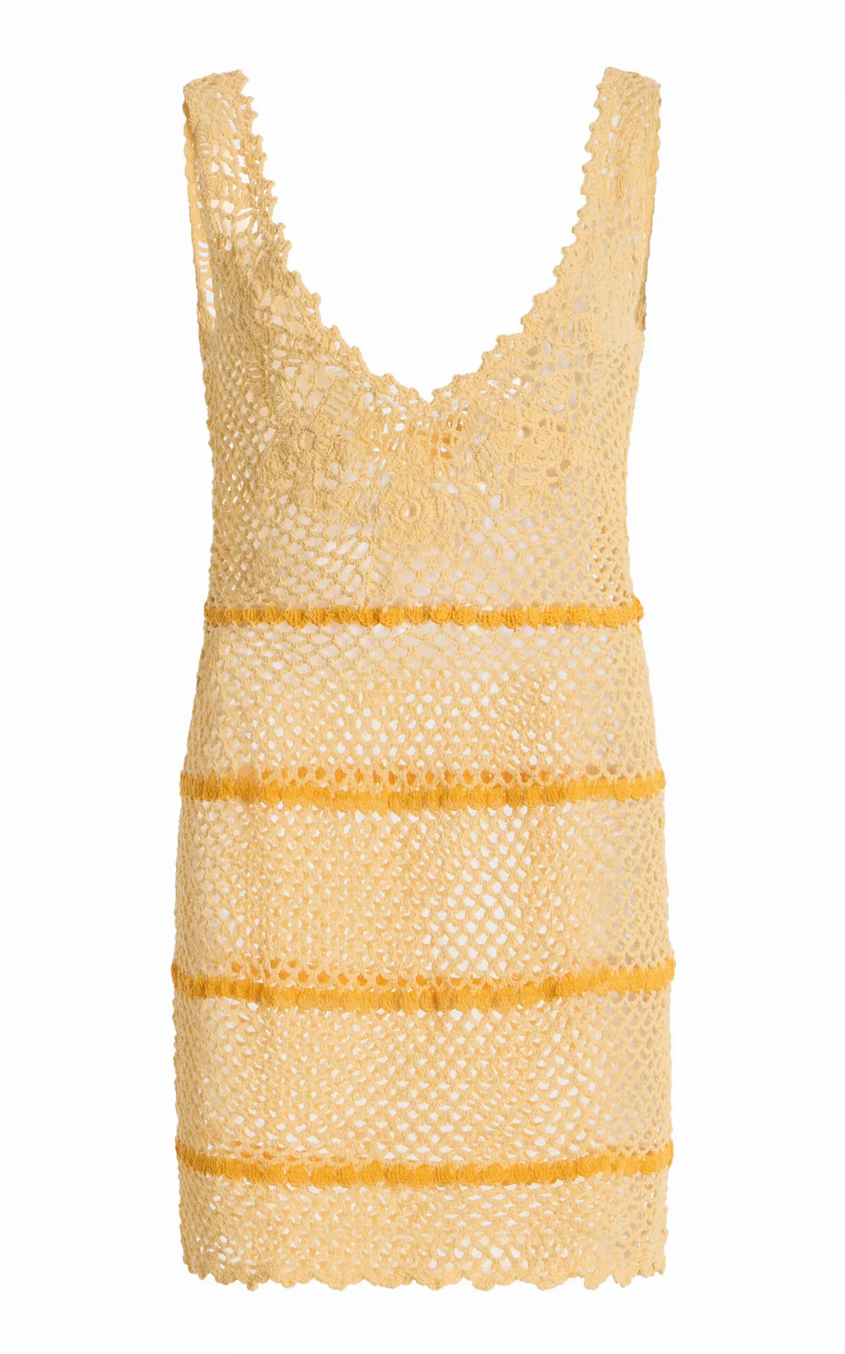 Nata Crocheted Cotton Mini Dress by Akoia Swim