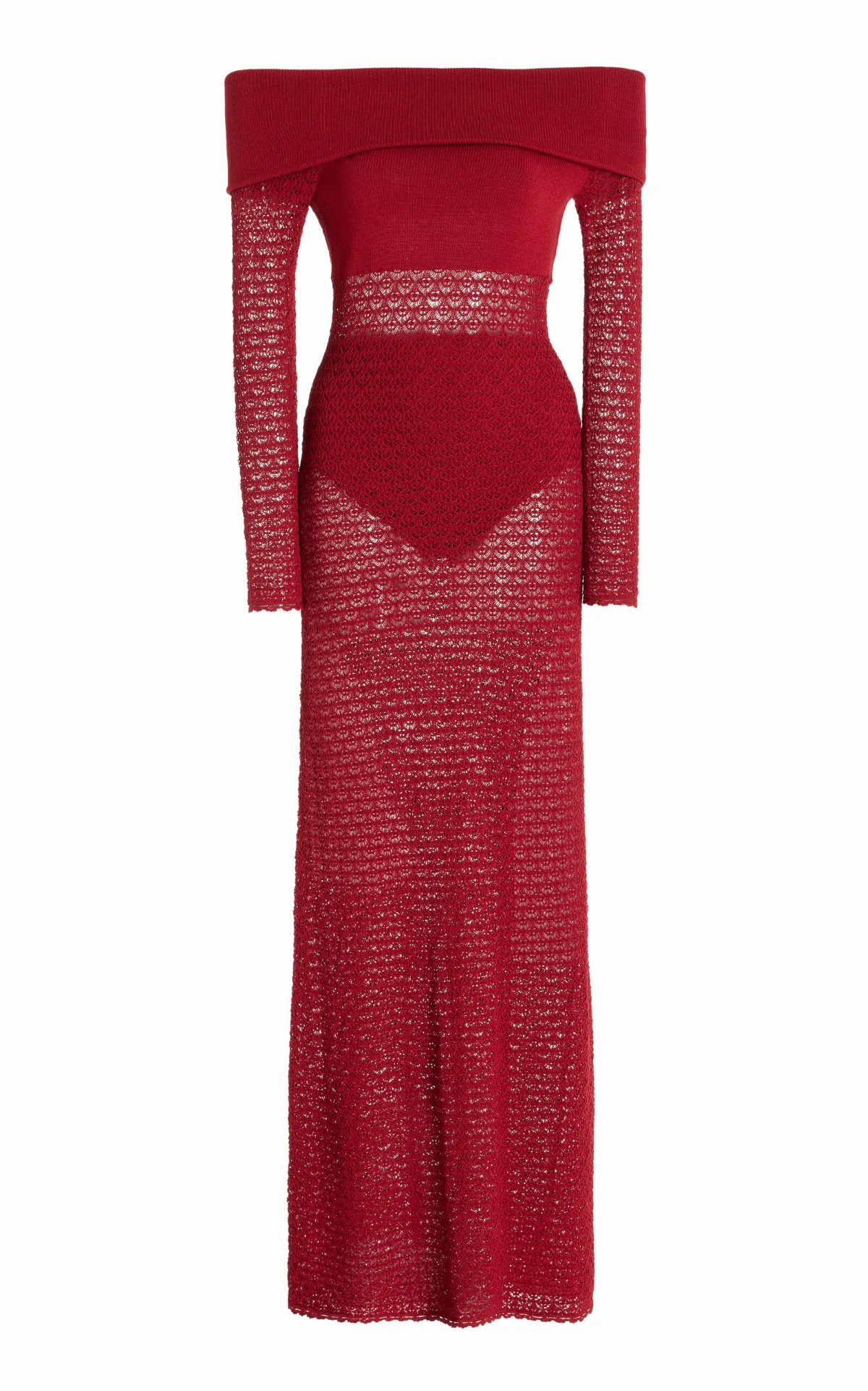 Romy Knit Off-The-Shoulder Maxi Dress by Posse