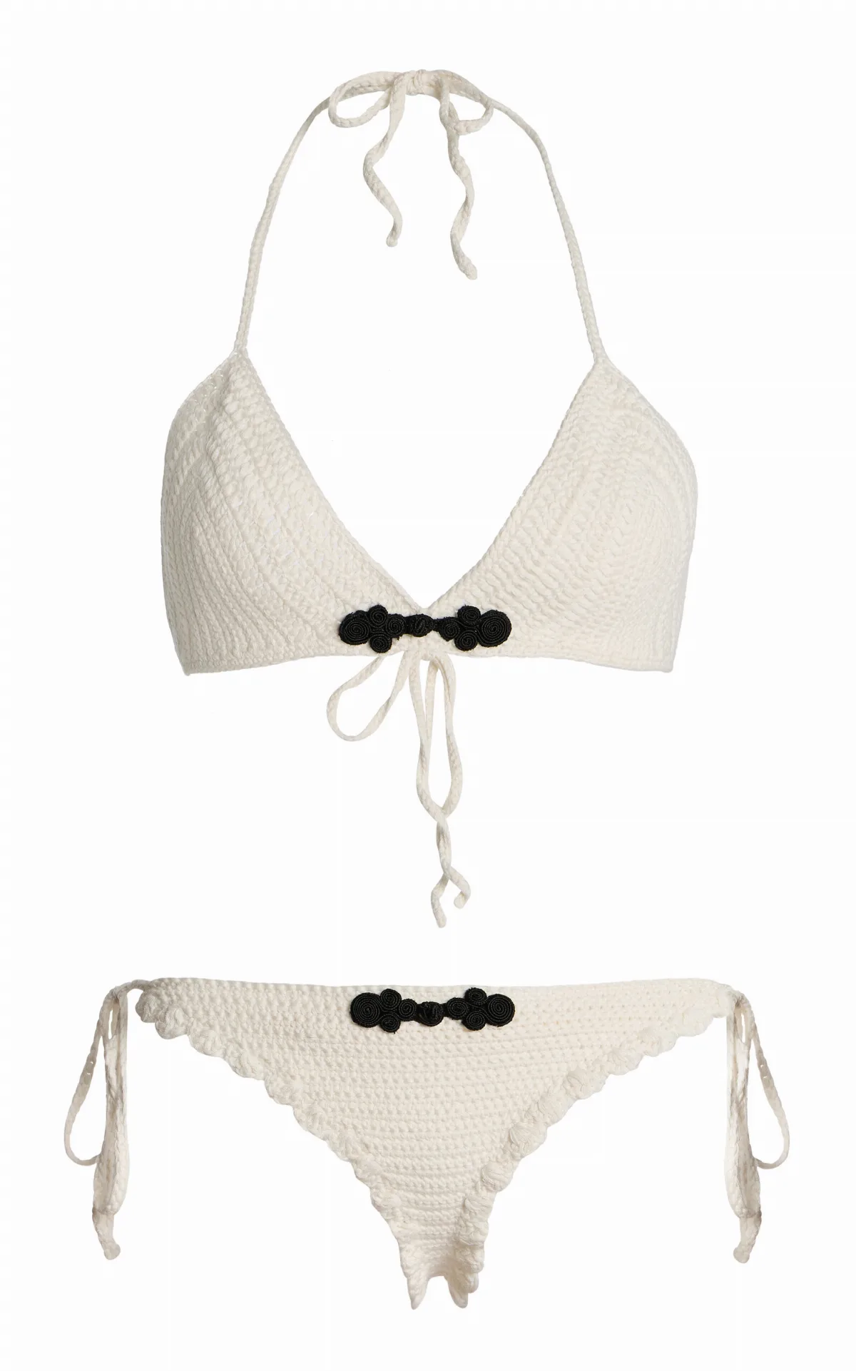 Plage Pointelle-Knit Organic Cotton Bikini by THE GARMENT