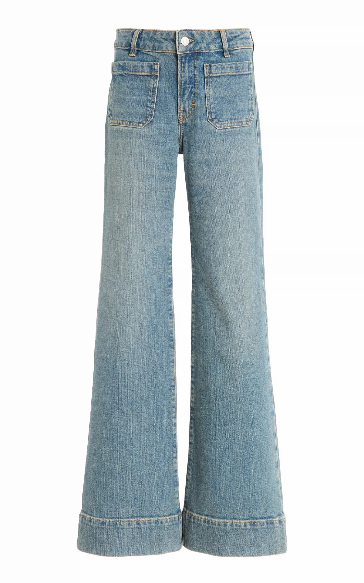 St Monica Stretch Low-Rise Flared Jeans by Jeanerica