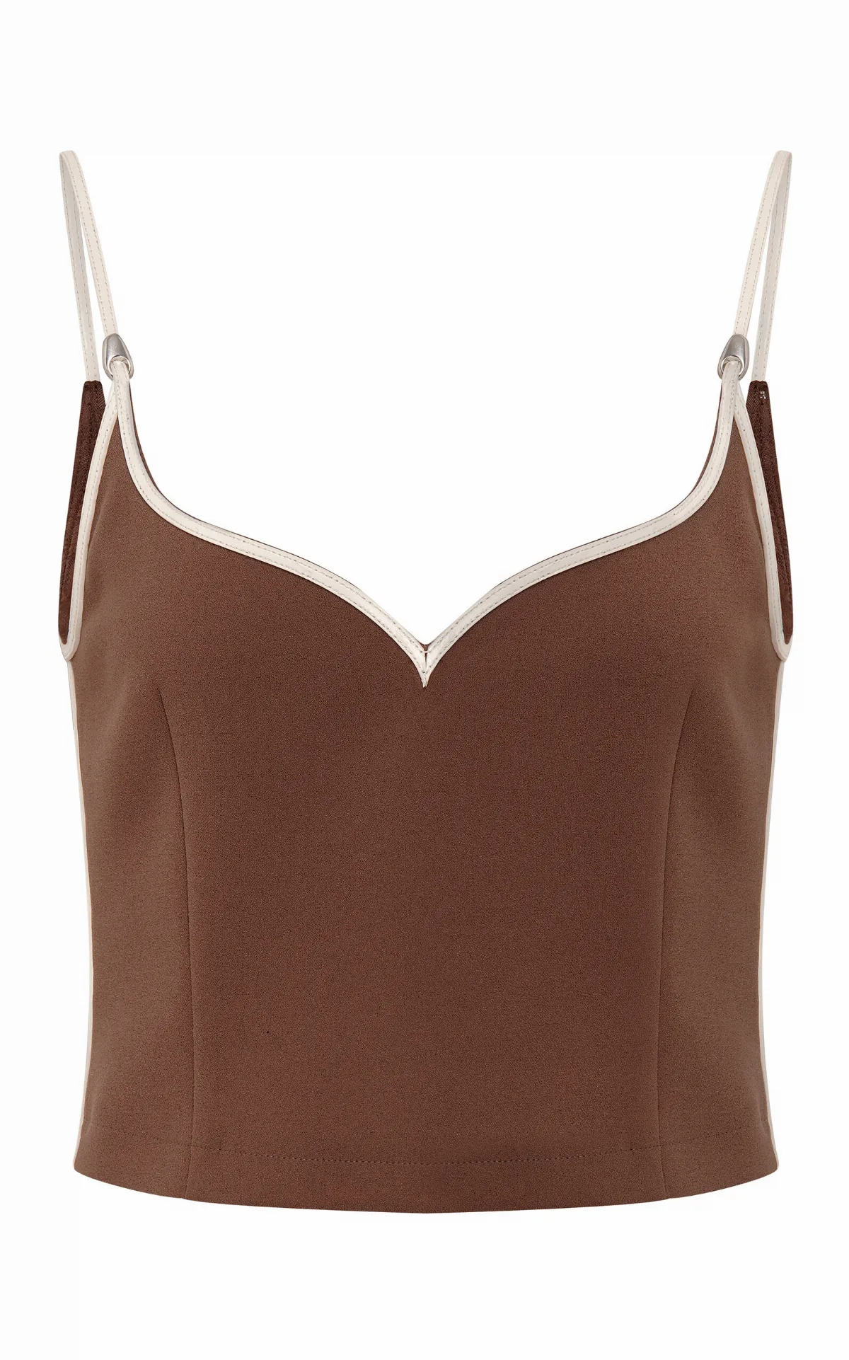 Heart Bonded Jersey Vest Top by Paris Georgia