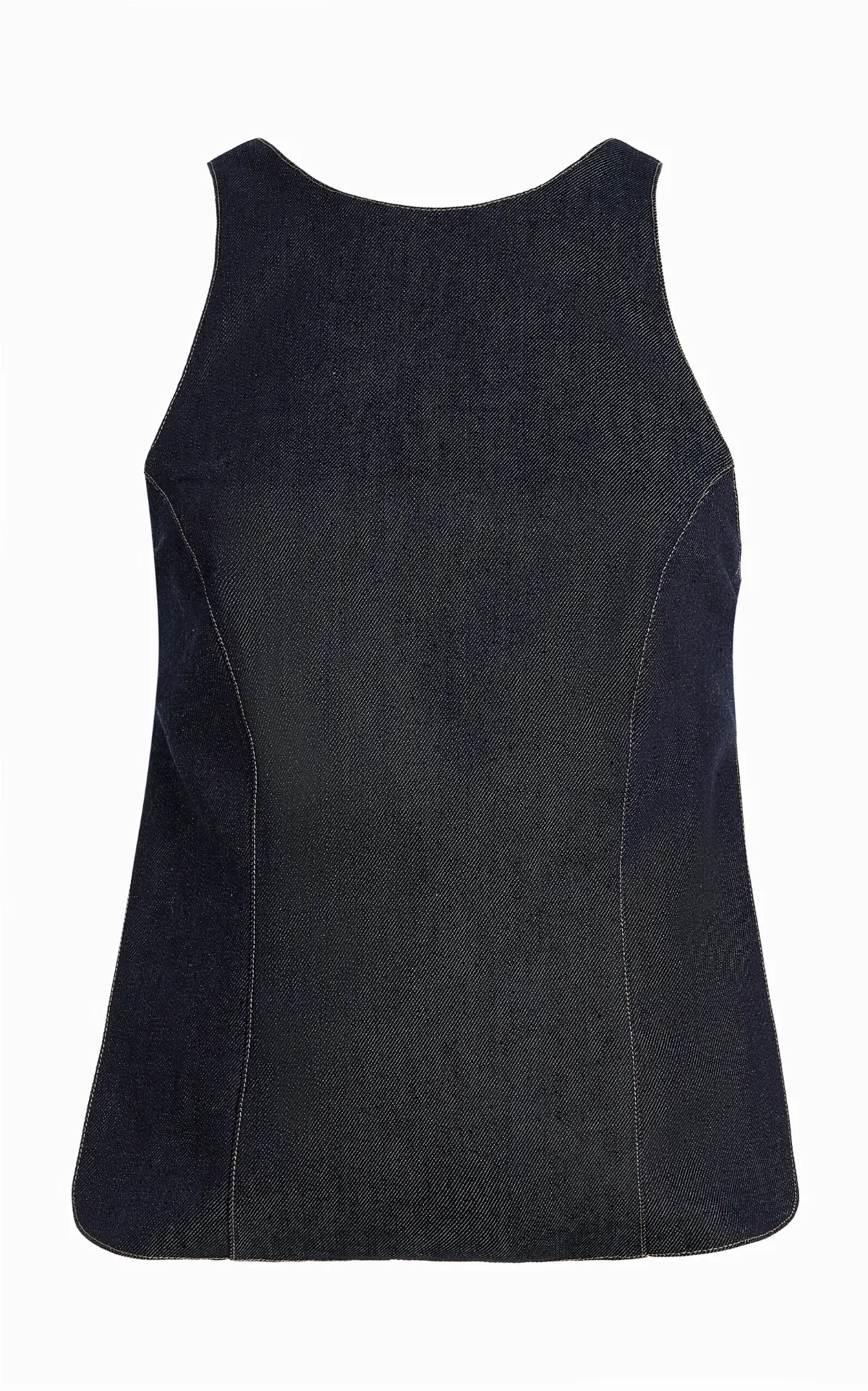 The Backless Denim Top by Alfie