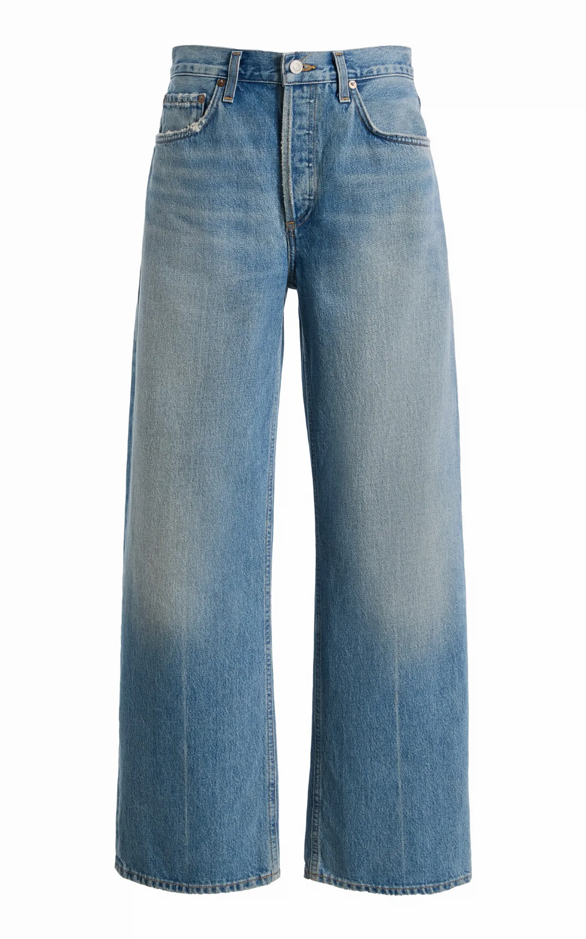Arc Rigid Bow-Leg Jeans by Agolde