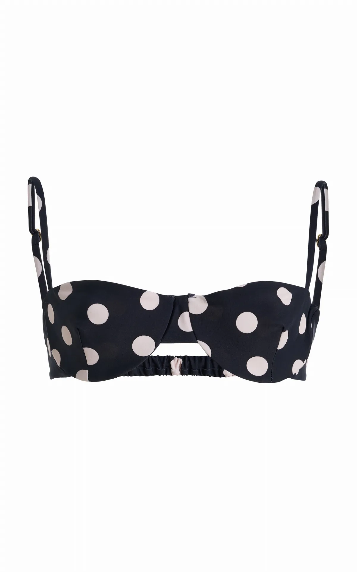 Ingrid Polka-Dot Bikini Top by JUILLET SWIMWEAR