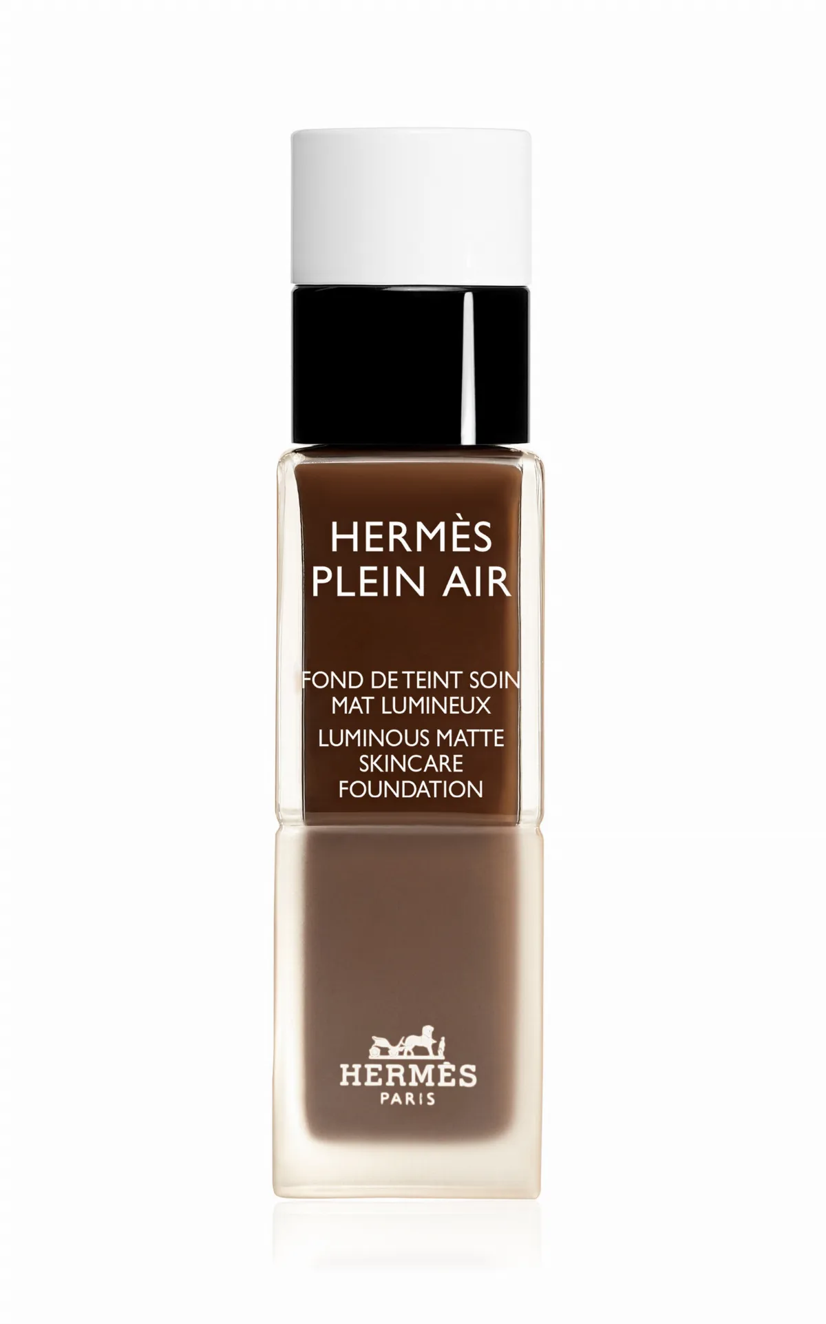 Plein Air Luminous Matte Skincare Foundation - 97N Ébène by Hermès Beauty