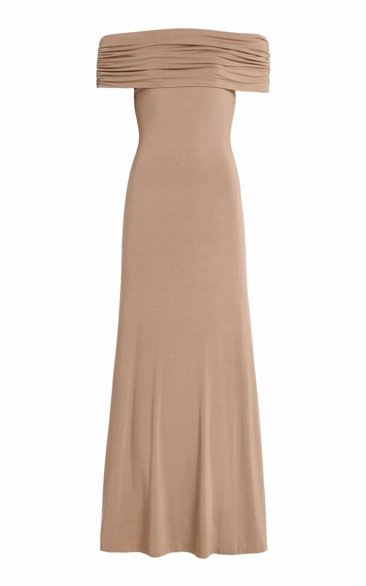 Ruched Off-The-Shoulder Maxi Dress by Anemos