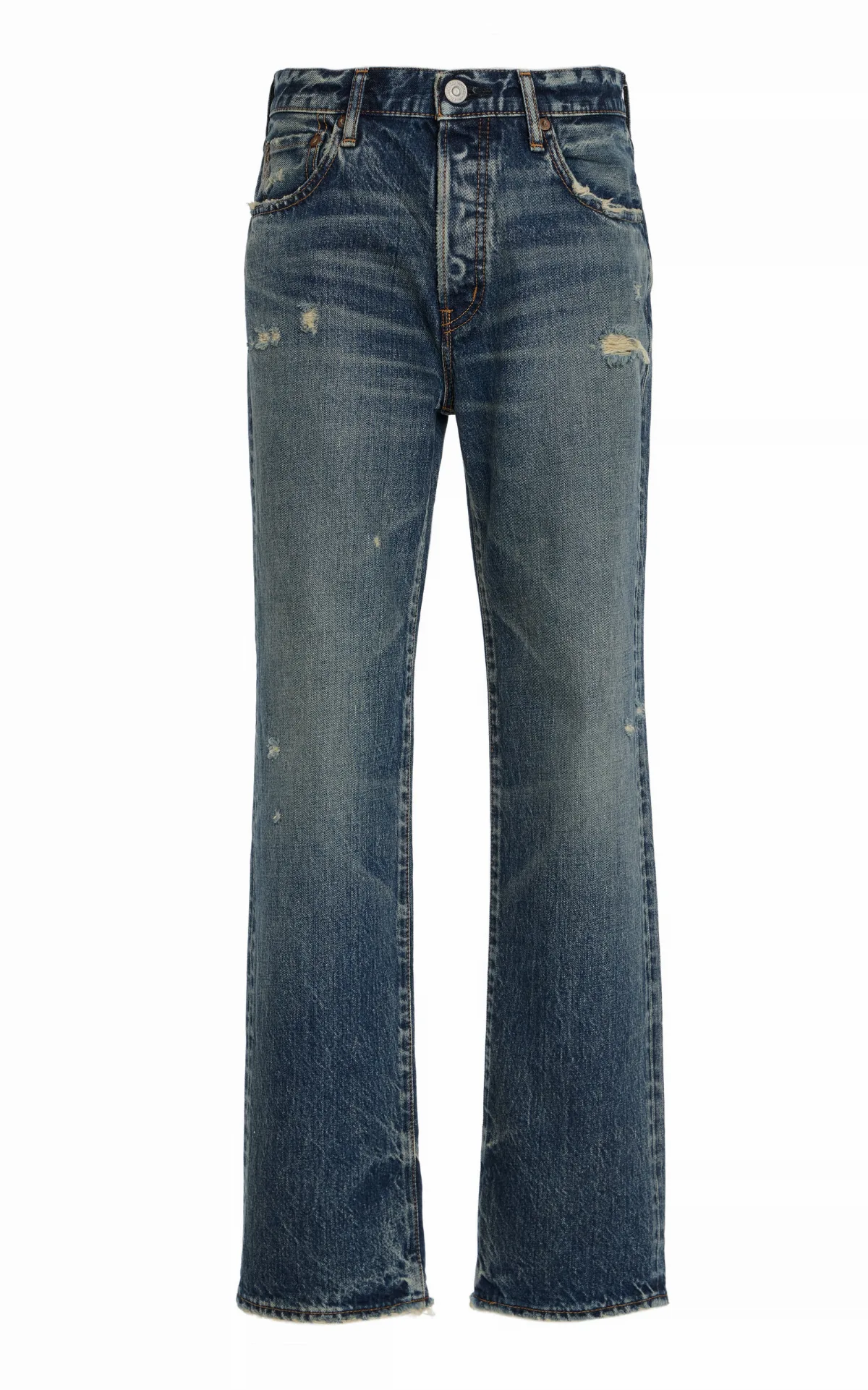 Bartow Mid-Rise Straight-Leg Jeans by MOUSSY VINTAGE