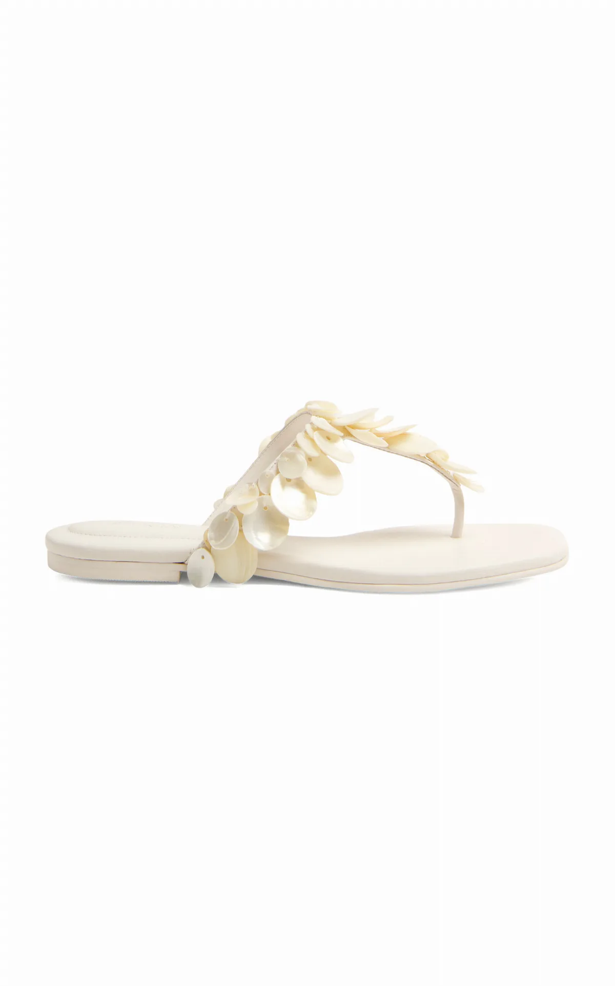 Elin Shell Beaded Thong Sandal by SIMKHAI