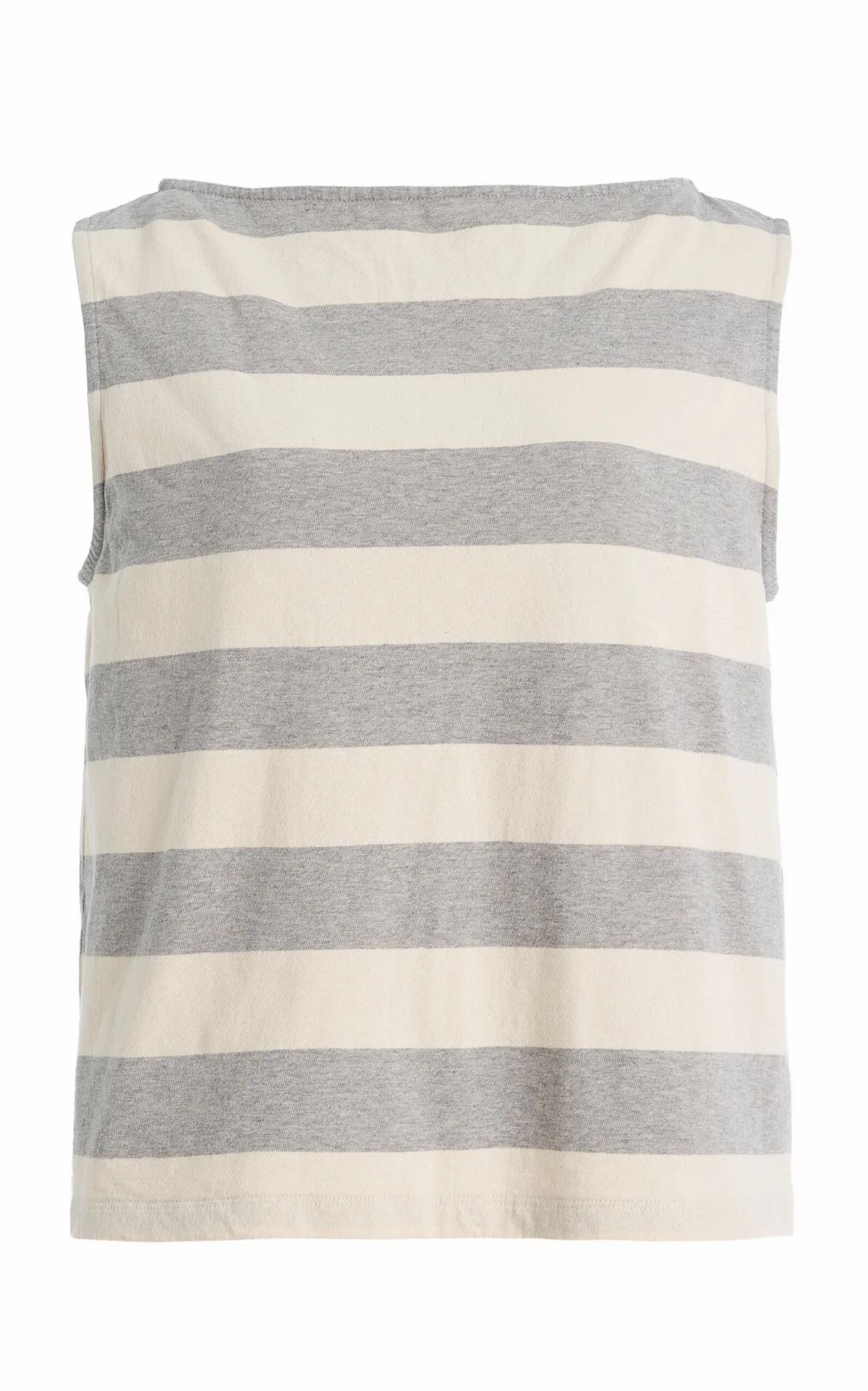 The Jersey Striped Cotton Tank Top