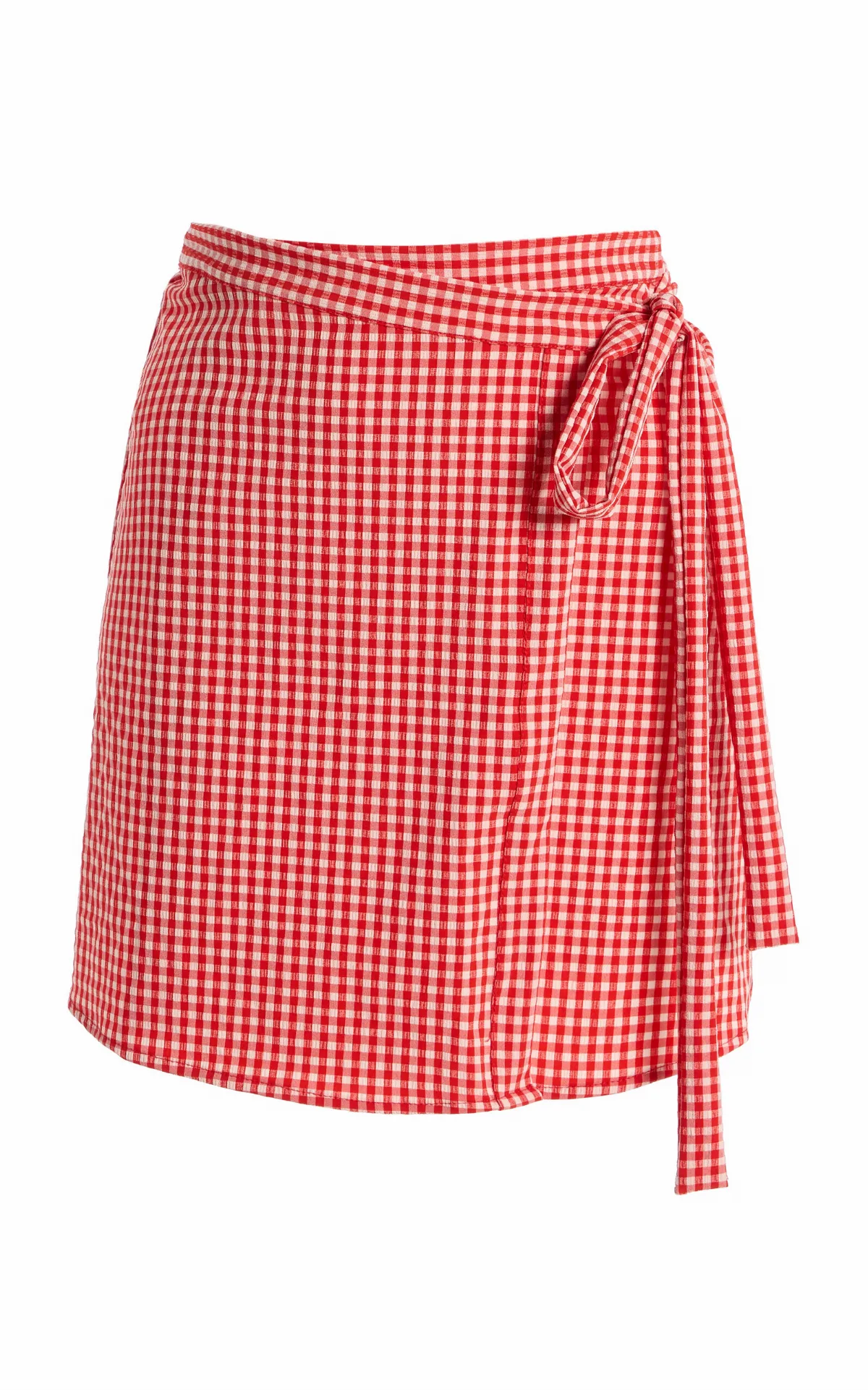 The Wrap Plaid Skirt by JUILLET SWIMWEAR