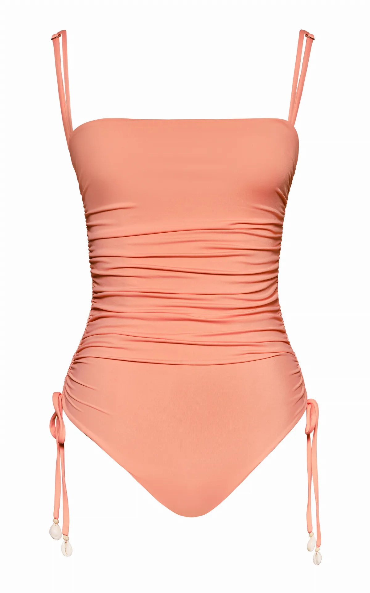 Tarangire Ruched One-Piece Swimsuit by Johanna Ortiz