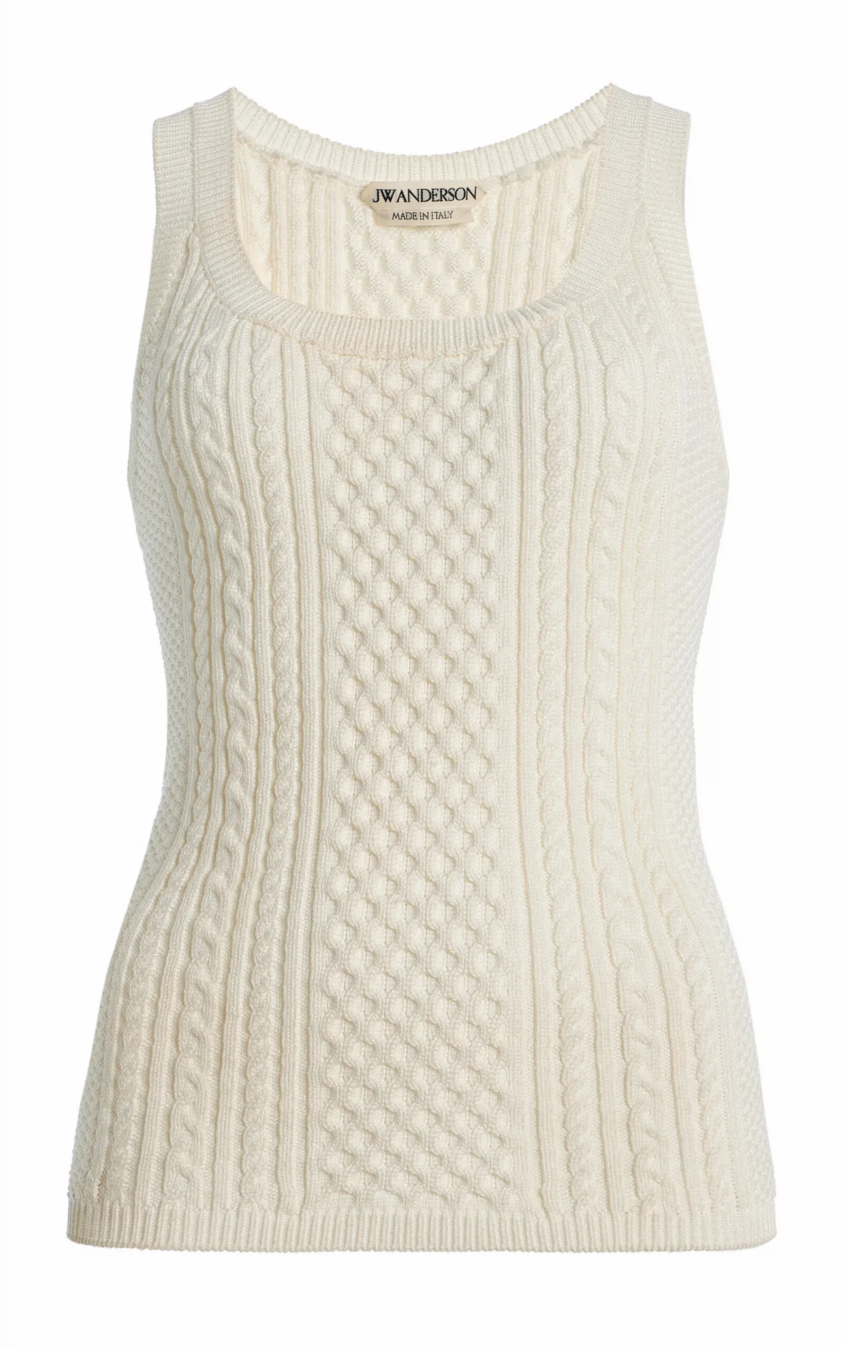 Cable-Knit Tank Top by JW Anderson
