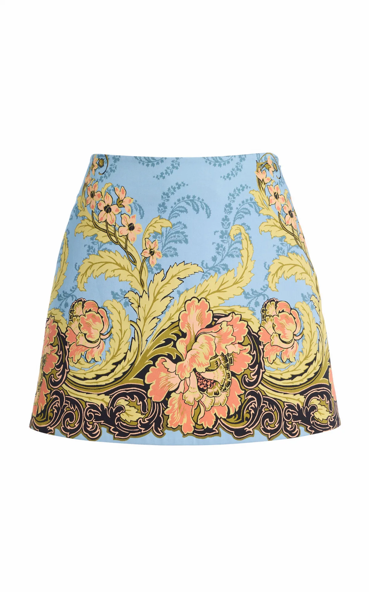 Chrissy Cotton-Sateen Mini Skirt by Cara Cara