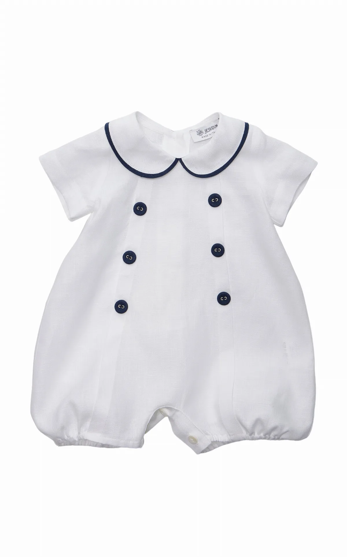 Filippo Linen Romper by Jesurum