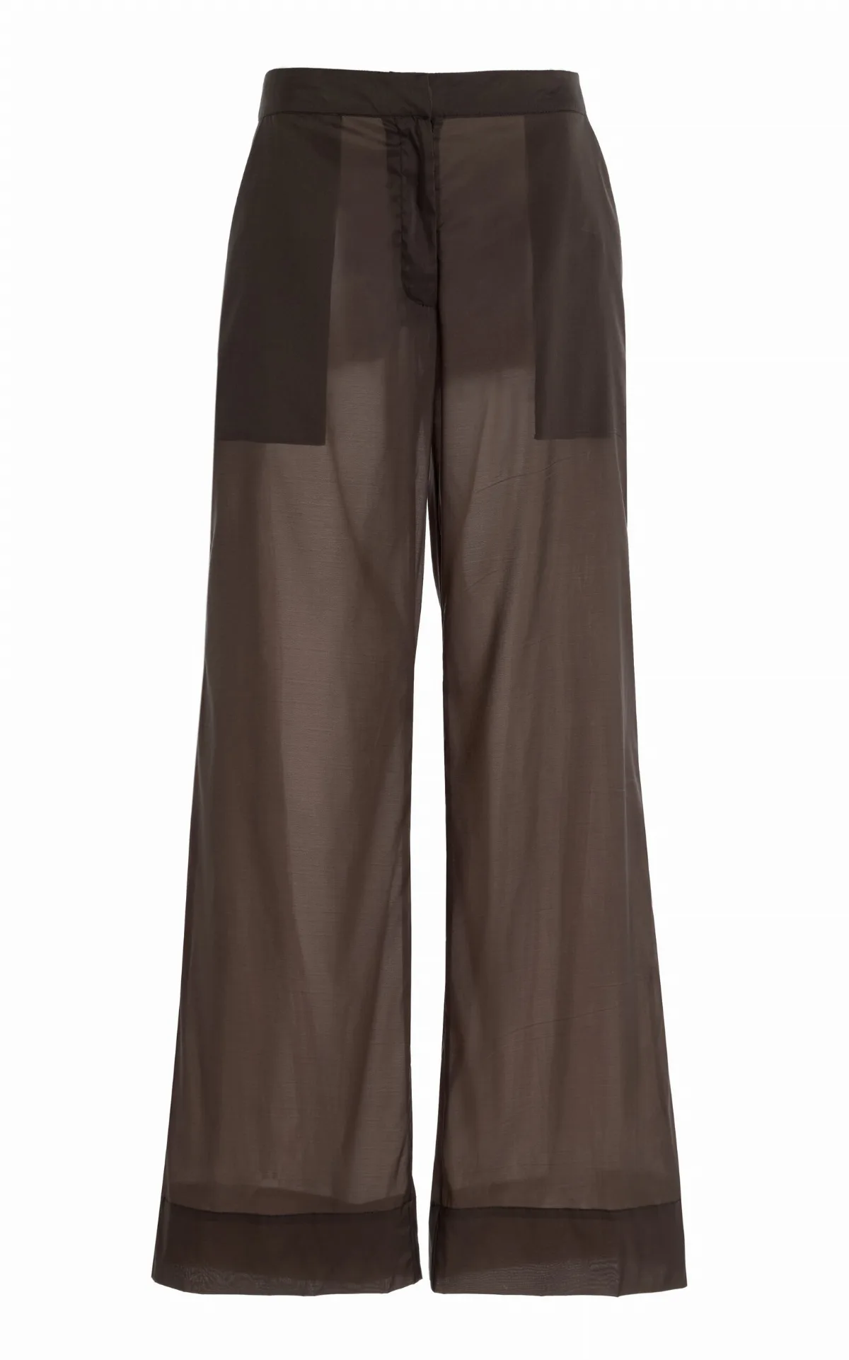 Silk-Blend Organza Wide-Leg Pants by St. Agni