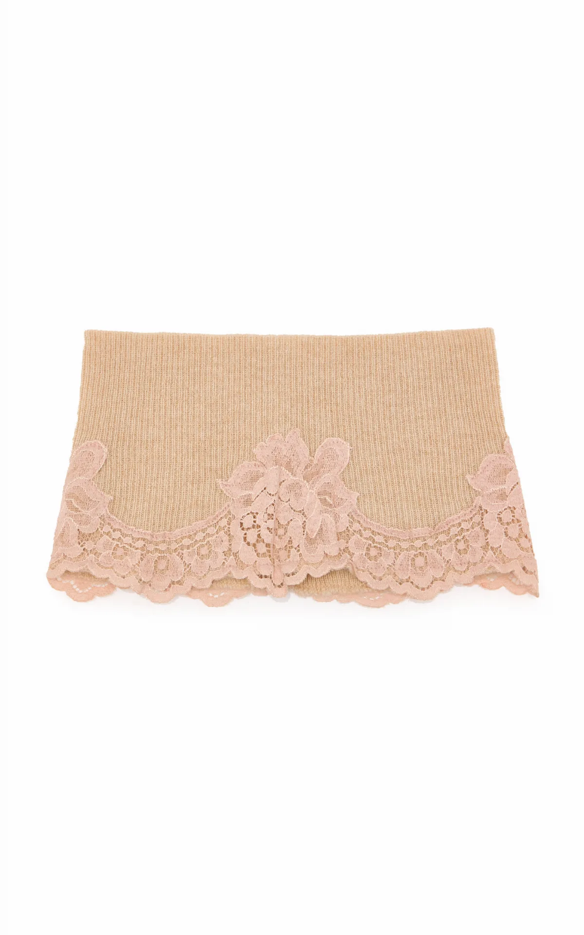 Lace-Trimmed Cashmere Headband by Valentino Garavani