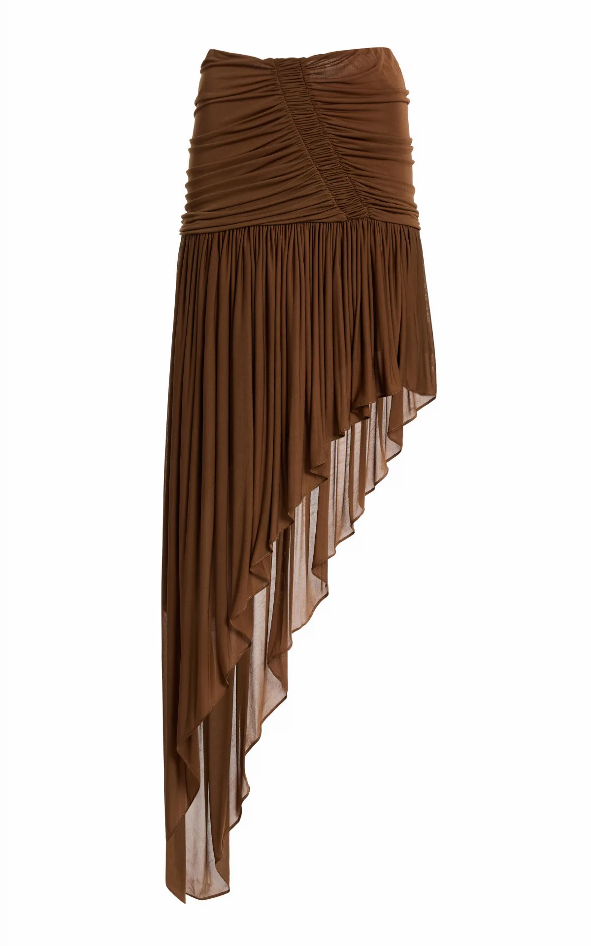 Orion Swept Ruched Mini Skirt by Christopher Esber