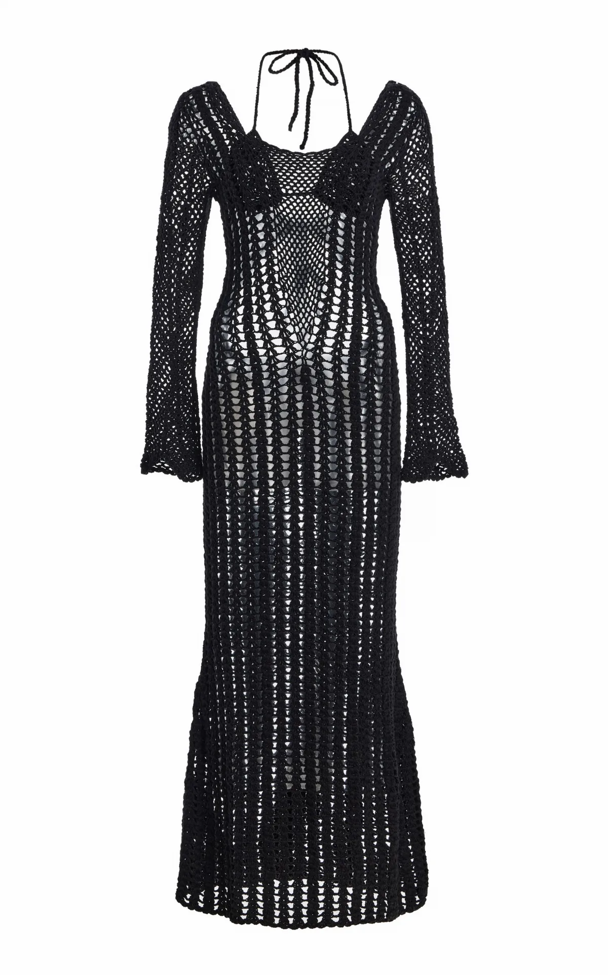 Crocheted Cotton Maxi Dress by Akoia Swim