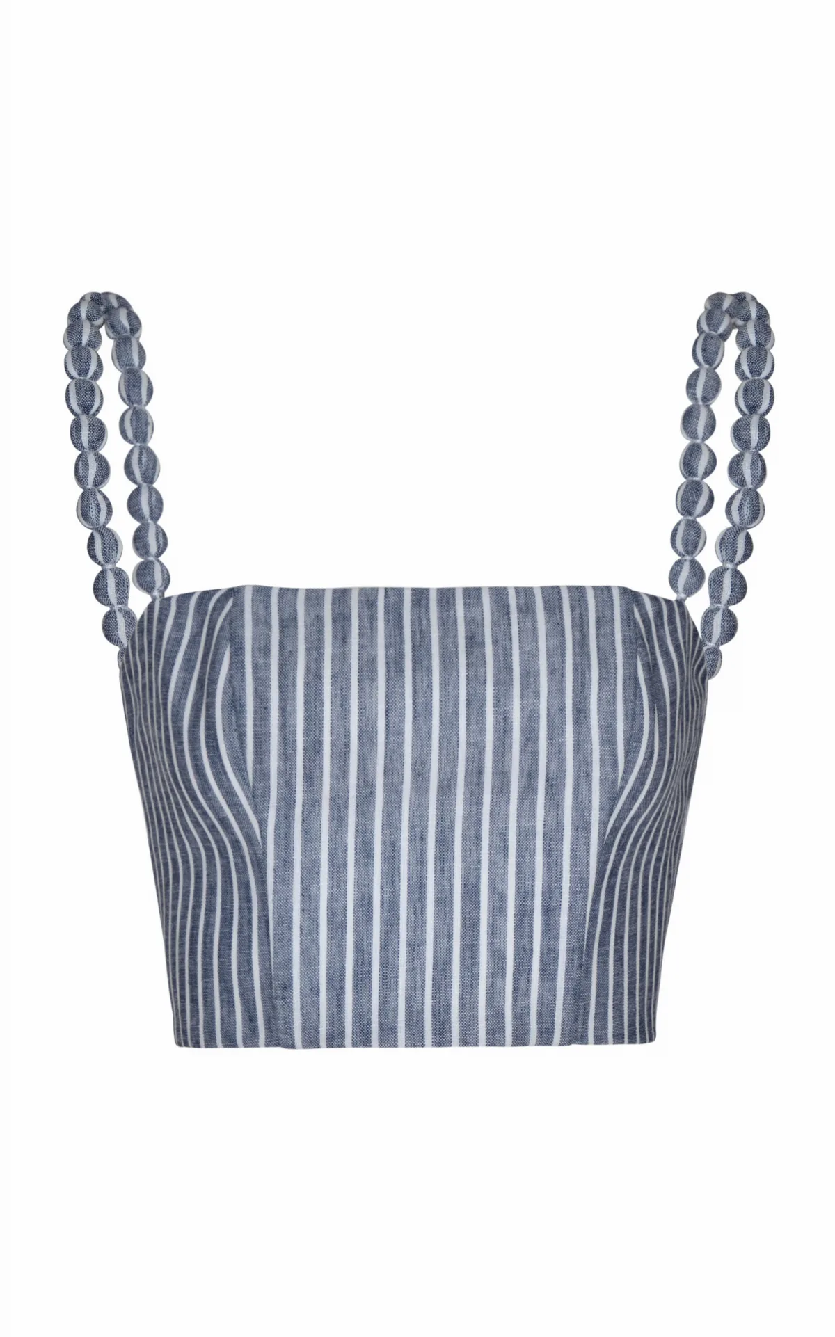 Esperame Striped Cropped Top by Andres Otalora