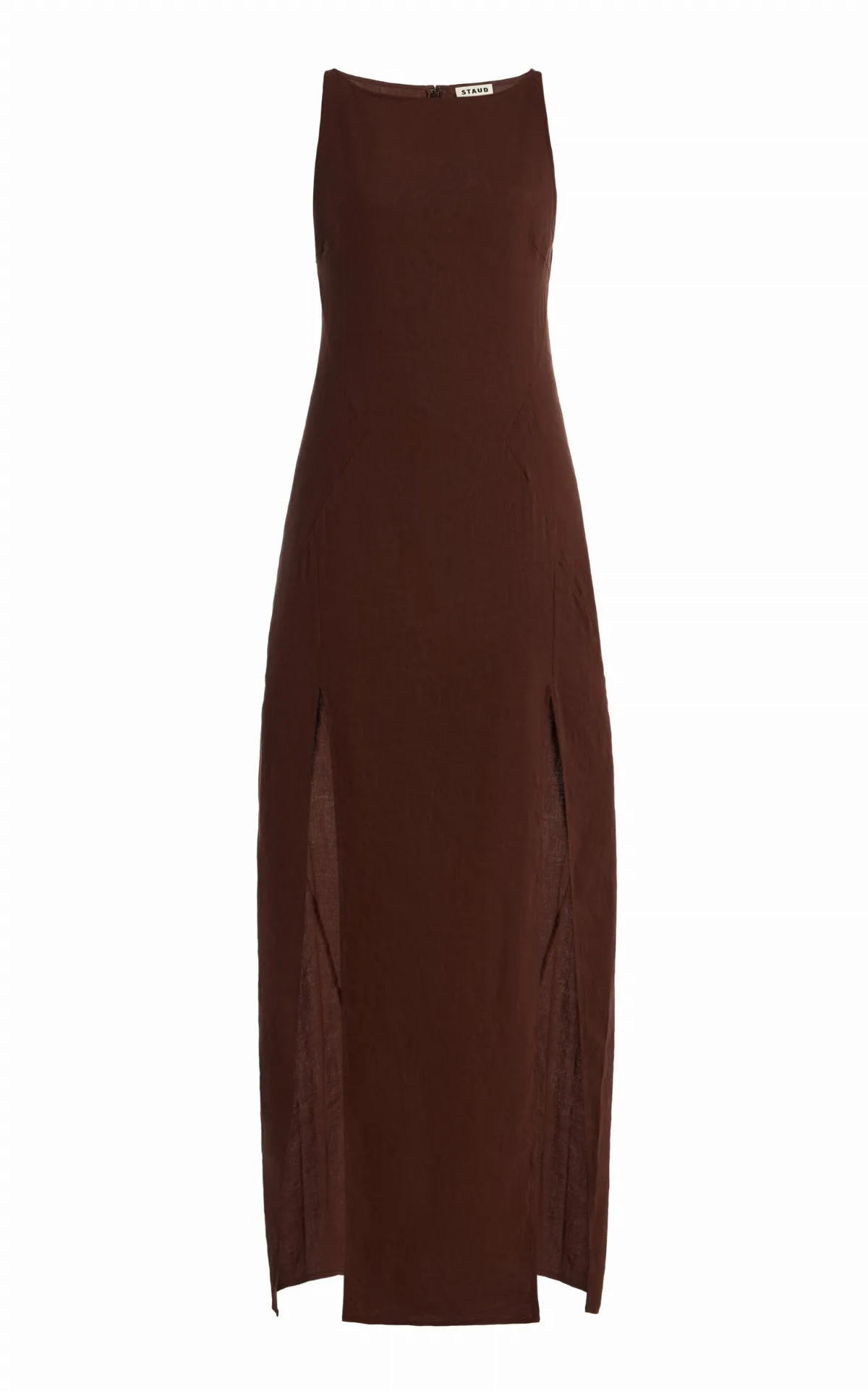 Costa Linen-Blend Maxi Dress by STAUD