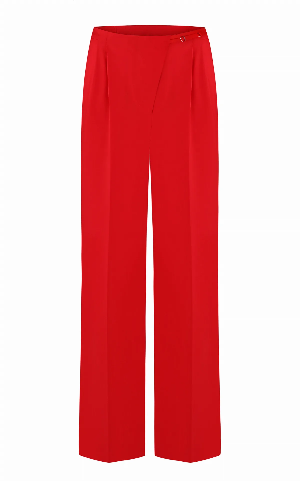 Noemie Satin Straight-Leg Pants