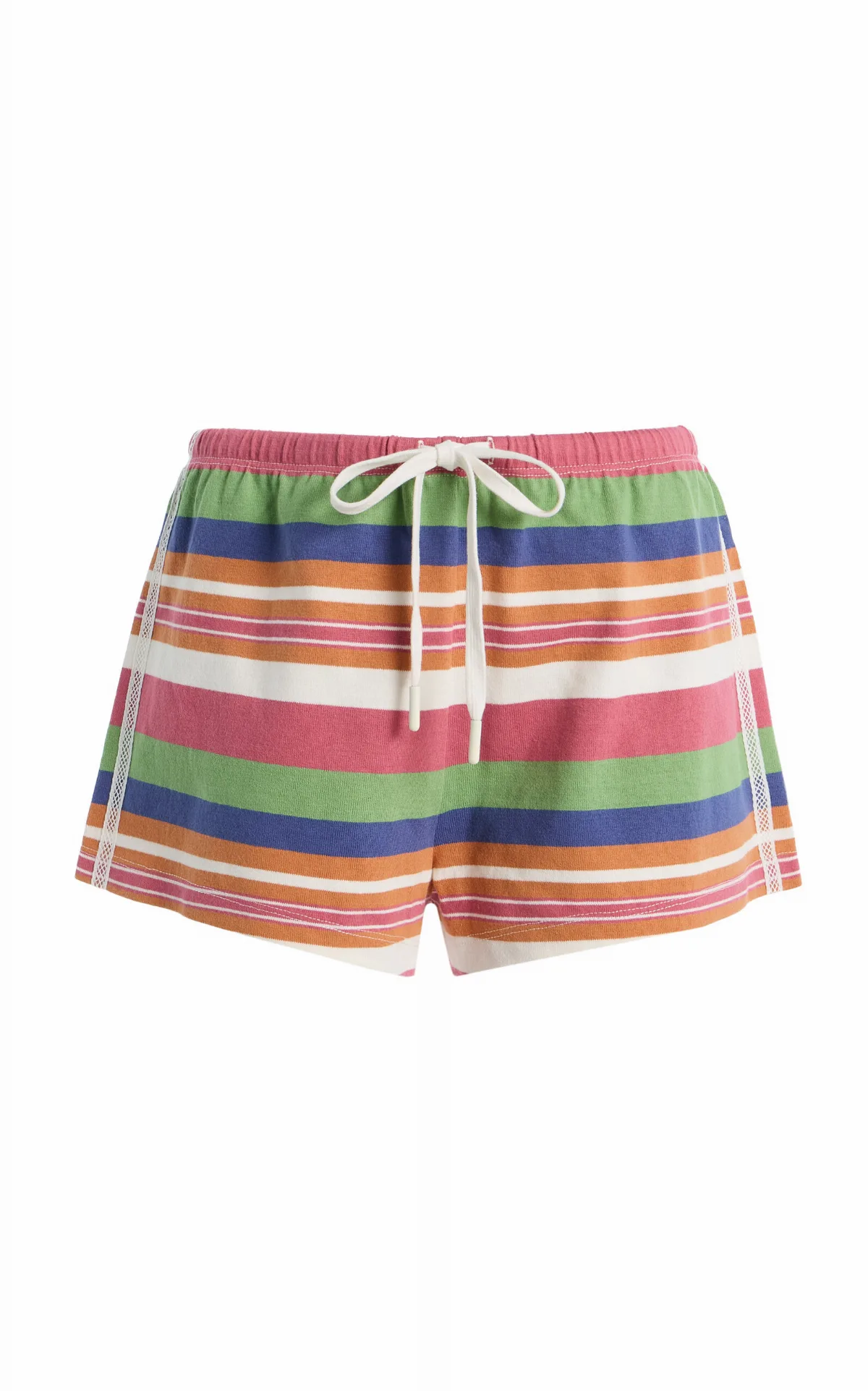 Polly Striped Cotton Shorts by Posse