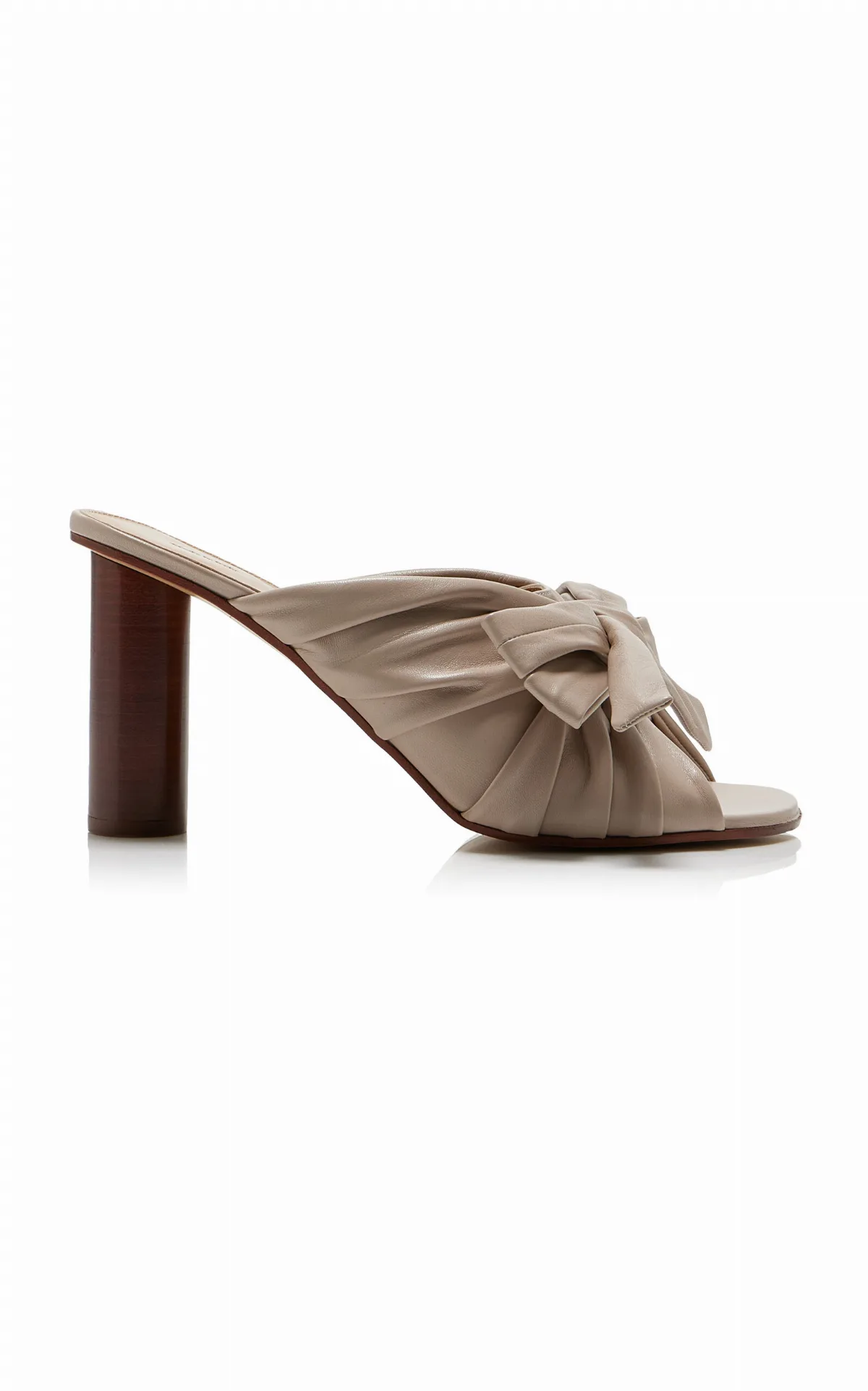 Bow-Detailed Leather Sandals by JW Anderson