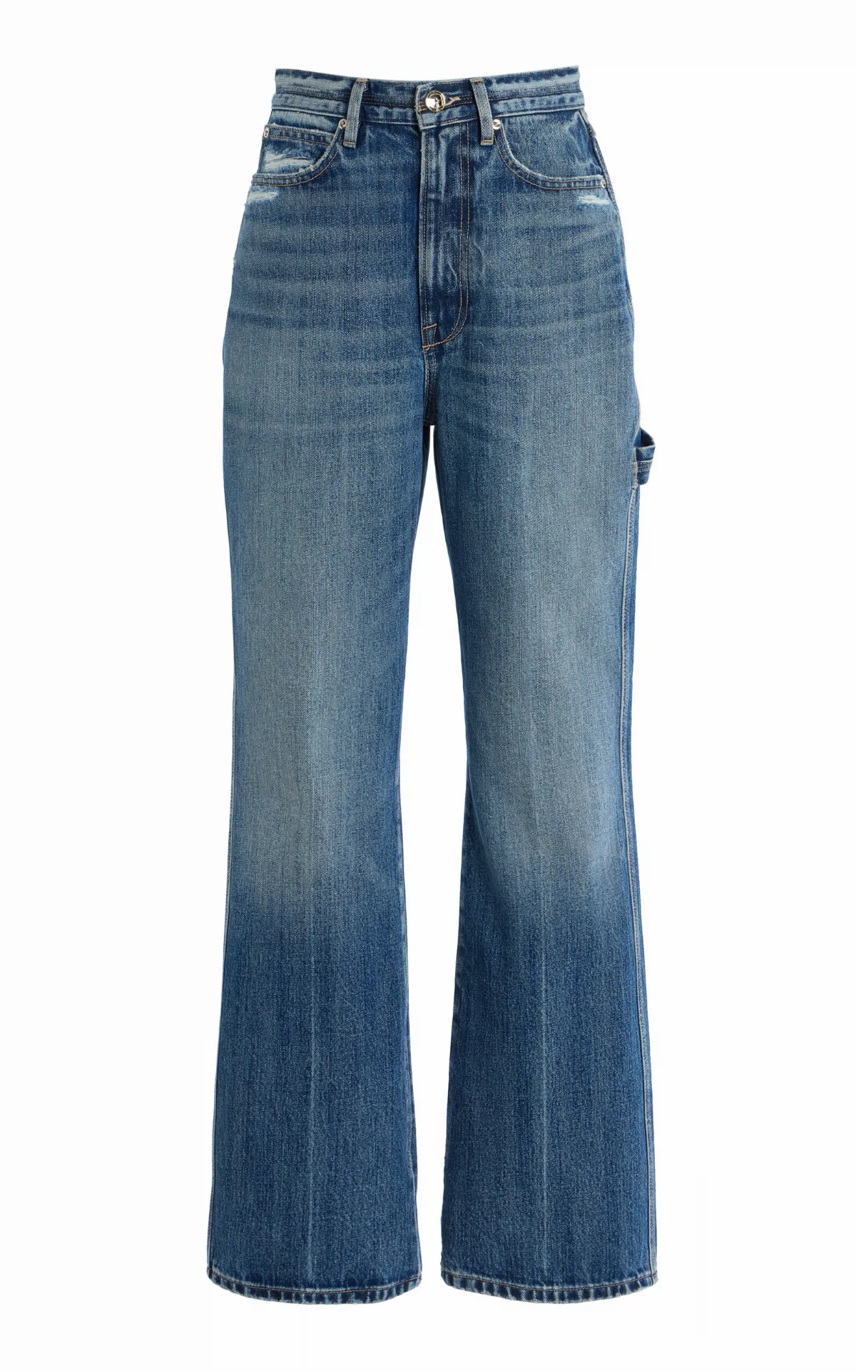 The Clyde Rigid High-Rise Flared Jeans by RÙADH