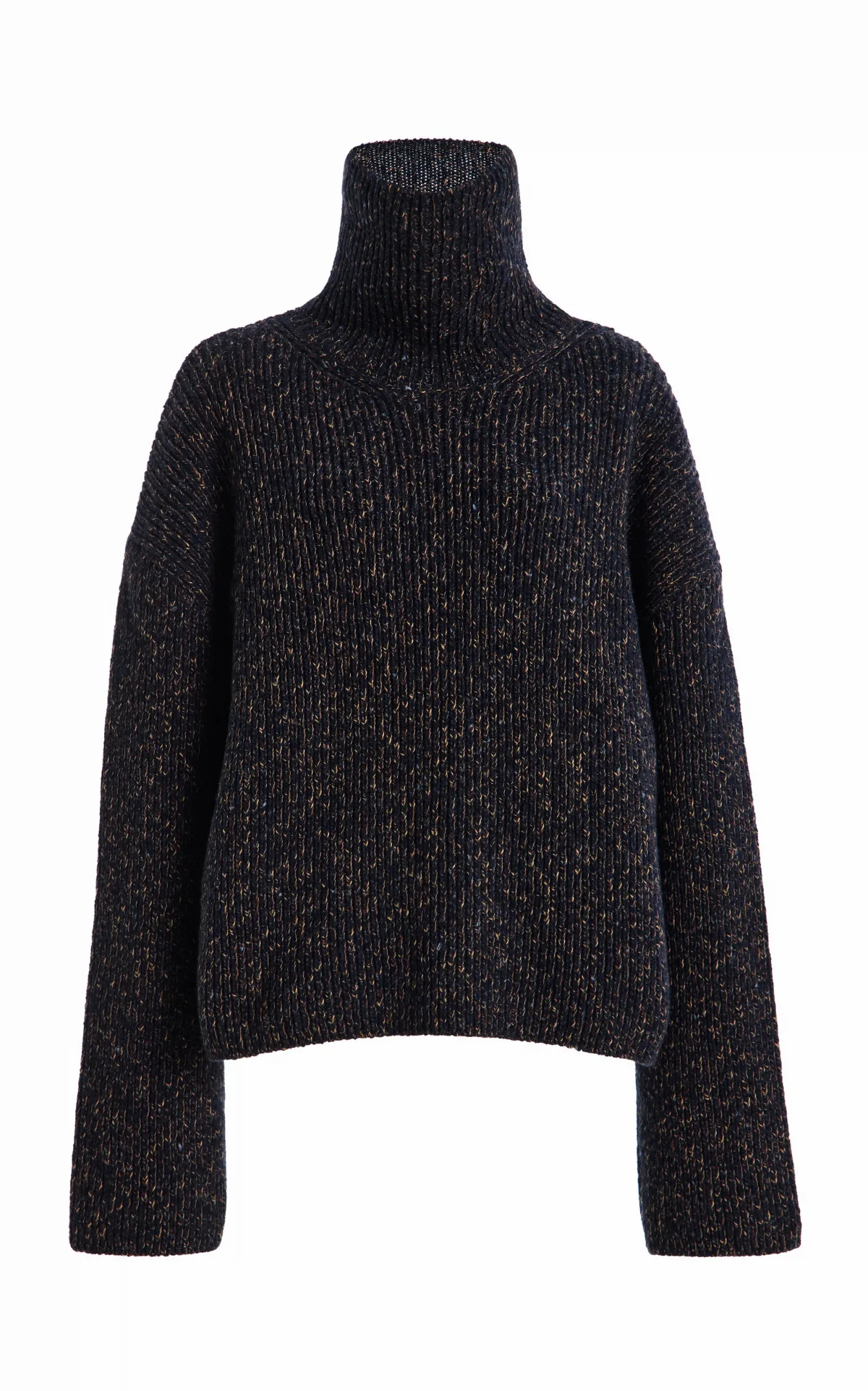 Wool-Cotton Turtleneck Sweater by Sanderlak
