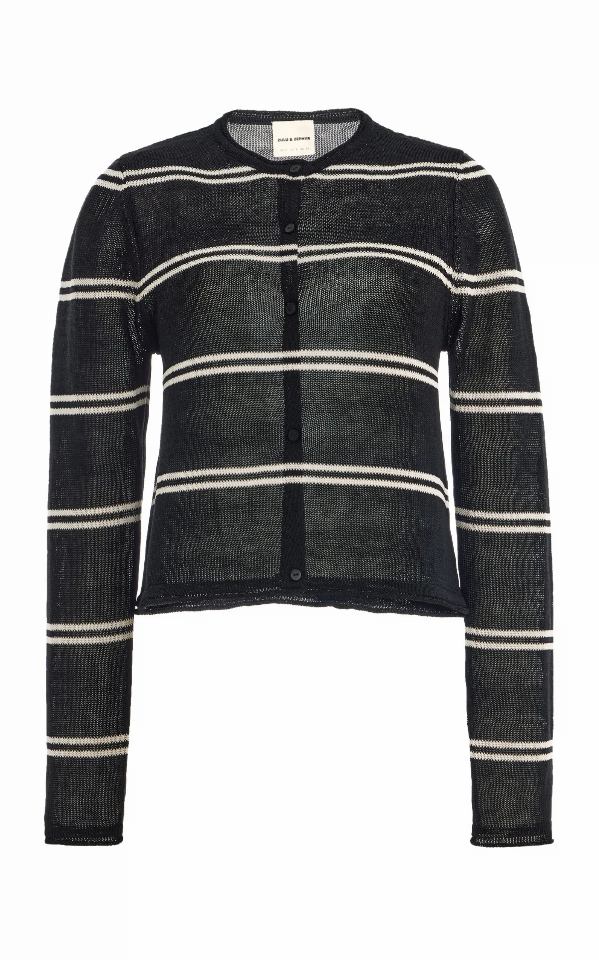 Textured Cotton-Blend Knit Cardigan by Zulu & Zephyr