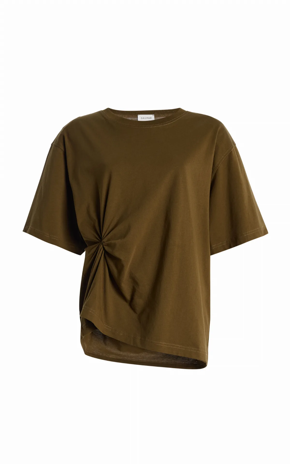 Knotted Cotton T-Shirt