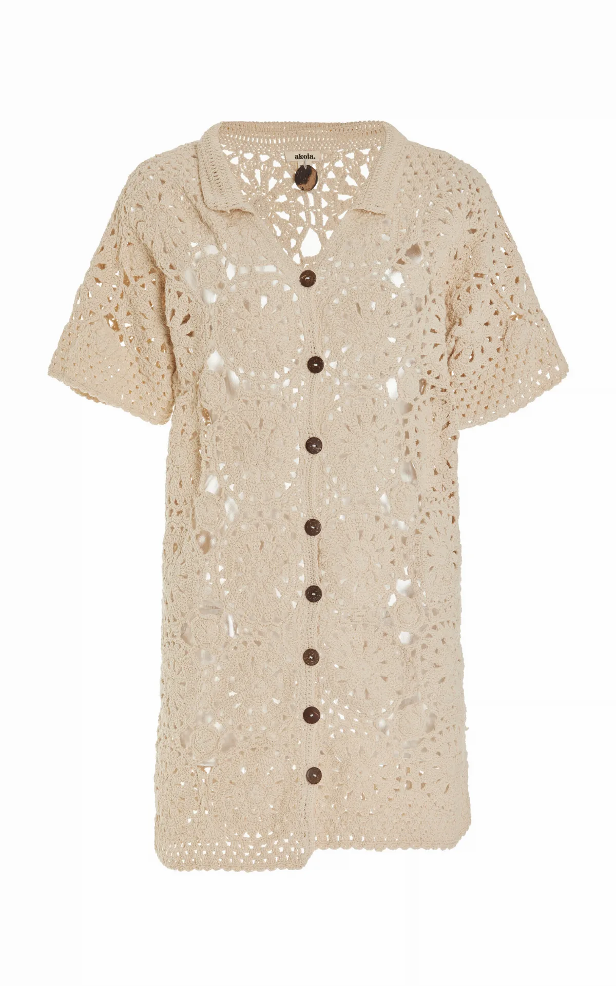 Mitir Cotton Mini Dress by Akoia Swim