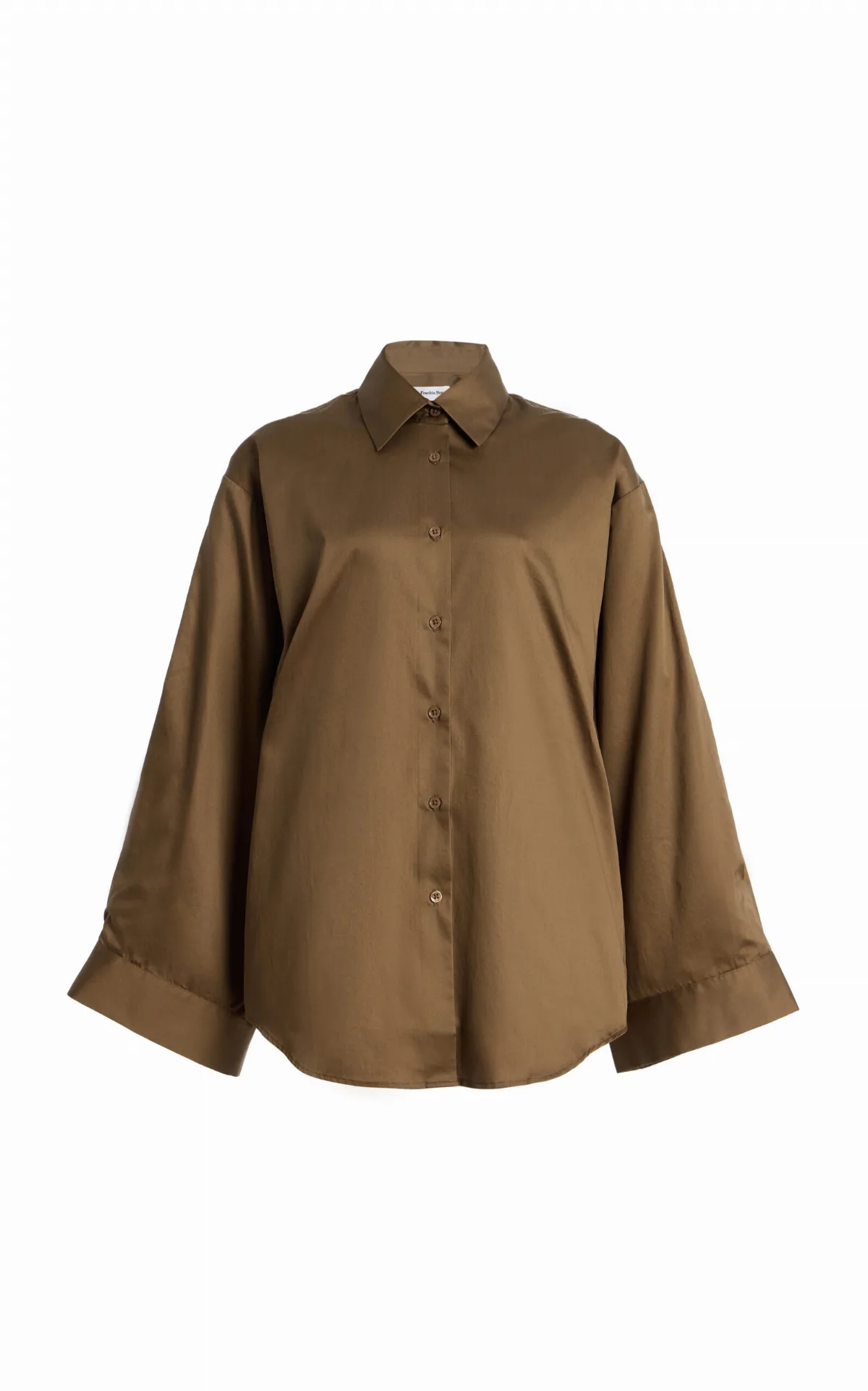 Tila Cotton Wide-Sleeve Shirt by The Frankie Shop