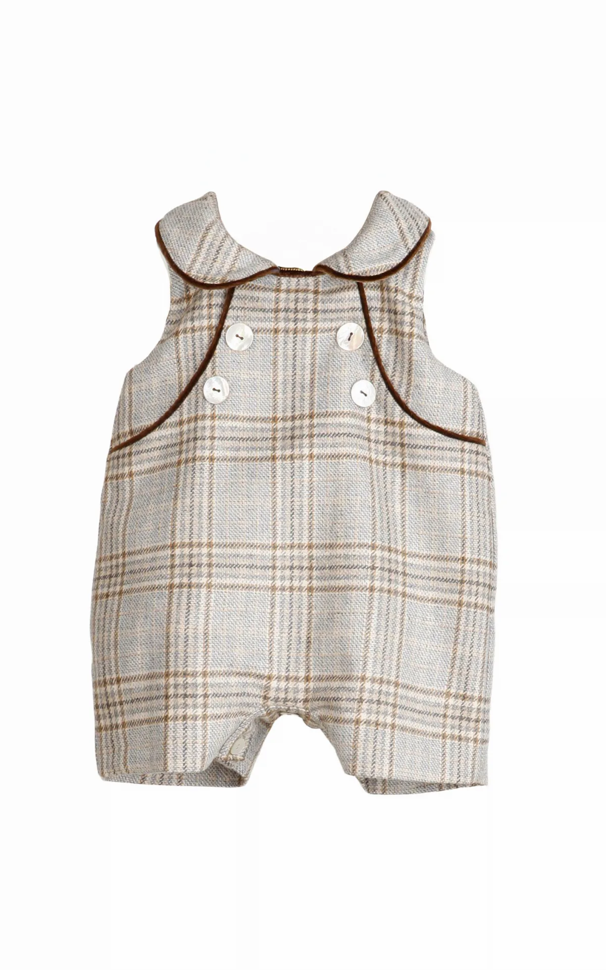 Quarzo Wool-Blend Romper by Jesurum