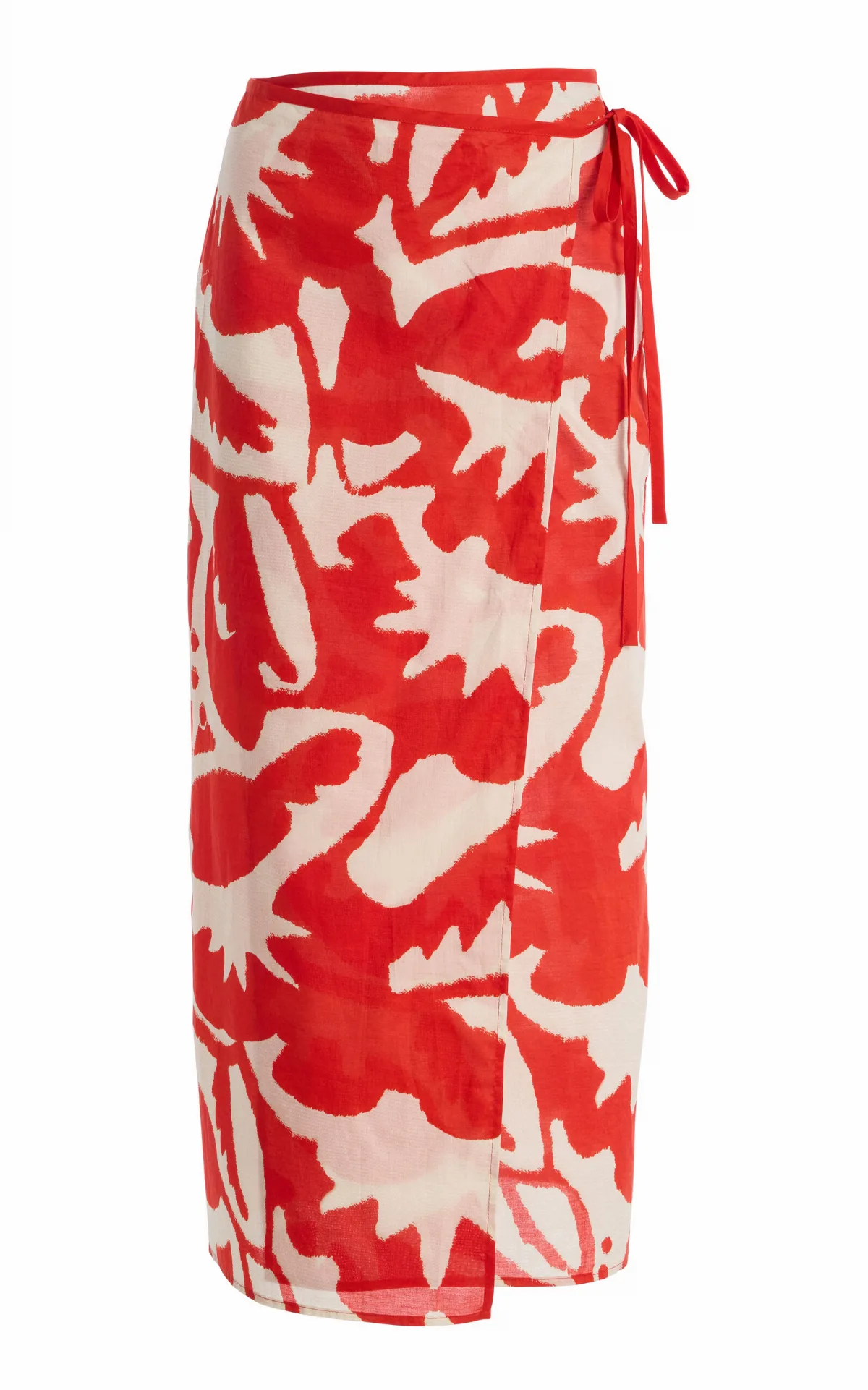 Cotton Voile Maxi Wrap Skirt by SIR.