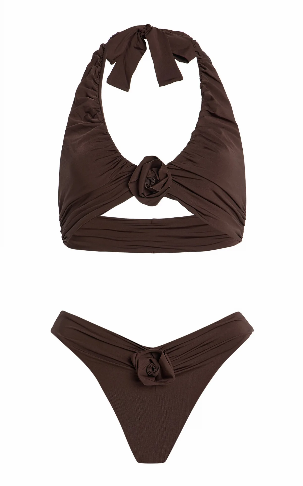 Brezza Ruched Bikini Set by Maygel Coronel