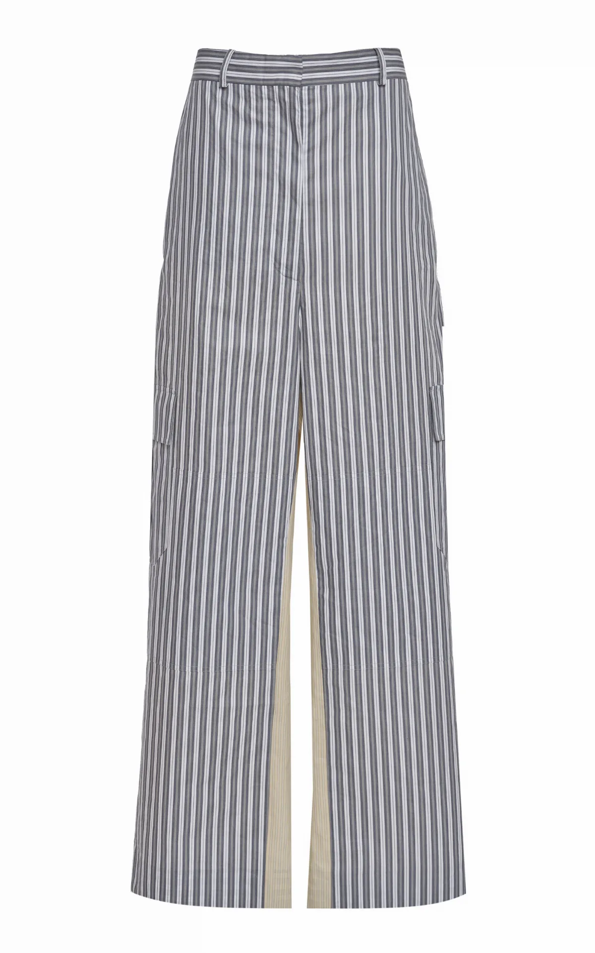 Striped Cotton Wide-Leg Pants by Stella McCartney