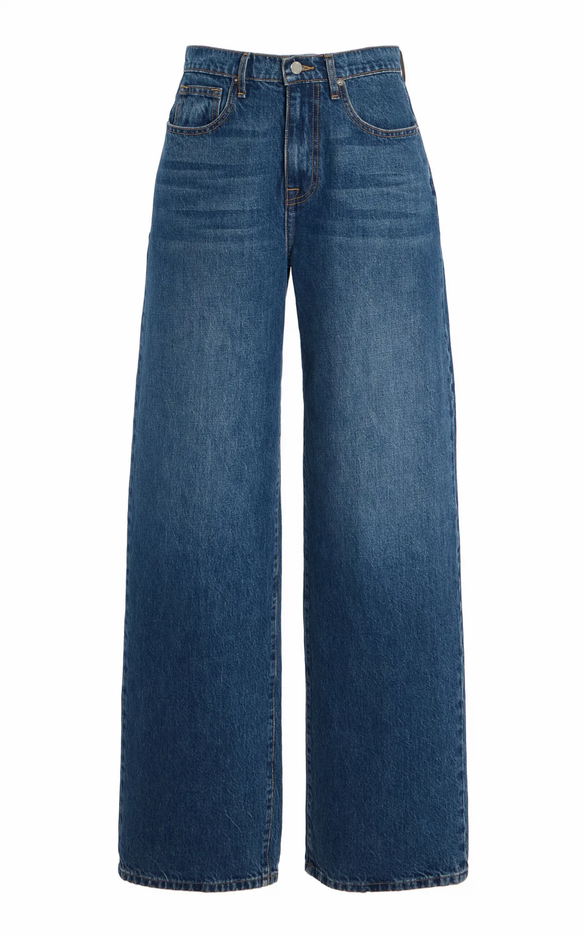 The Callan Mid-Rise Wide-Leg Jeans by Brandon Maxwell