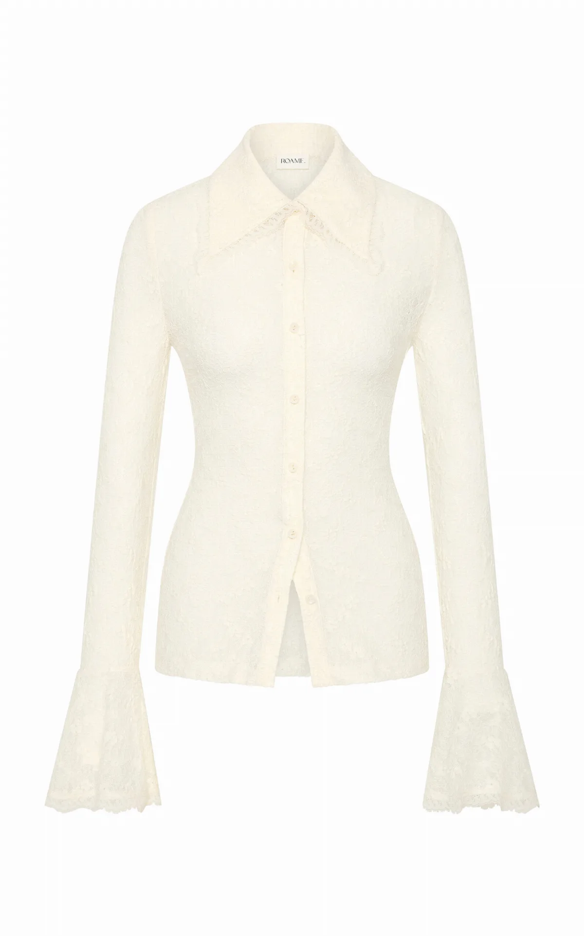 Daisie Lace Button Up Shirt by ROAME