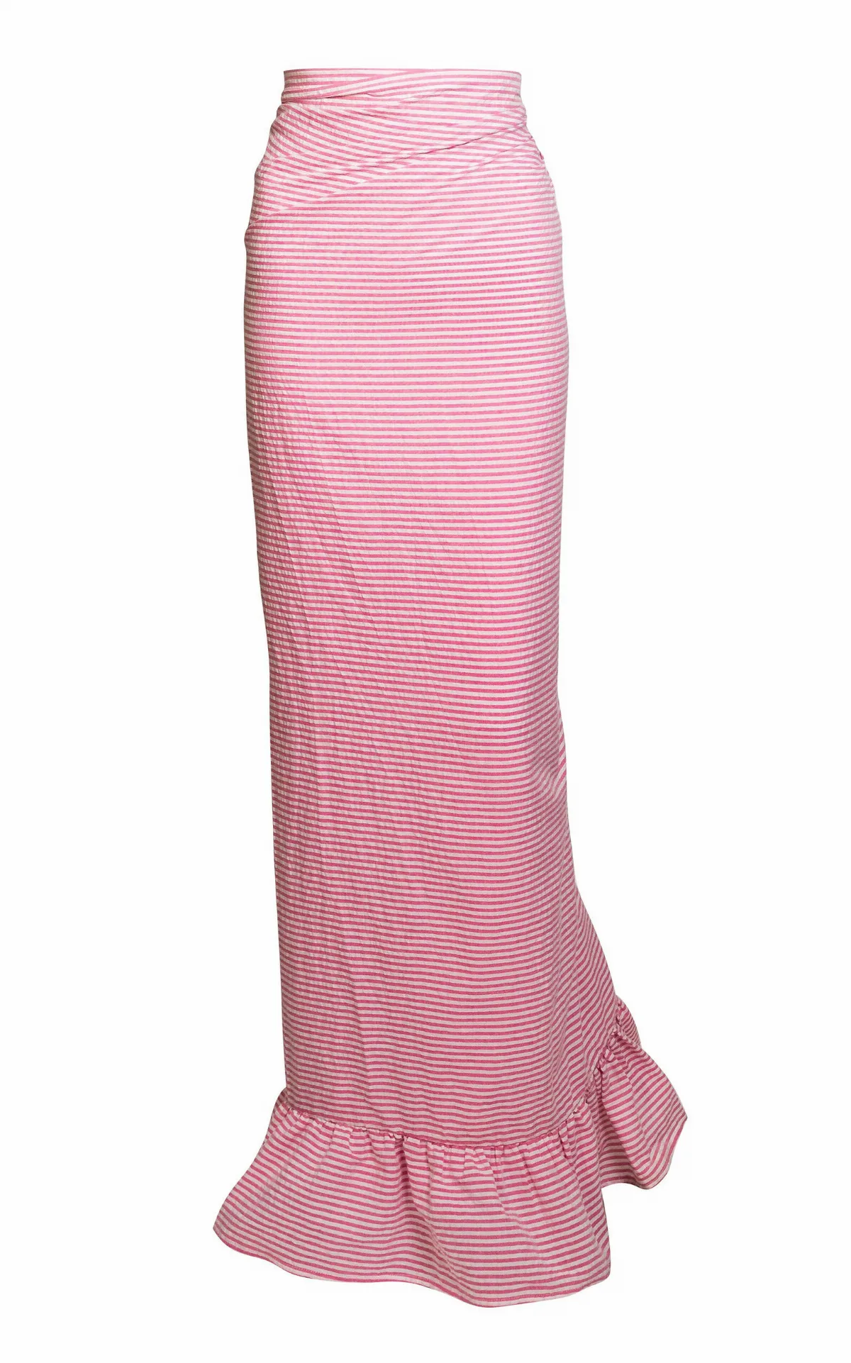 Power Ruffled Cotton-Blend Pareo Maxi Skirt by Coniglio Palm Beach
