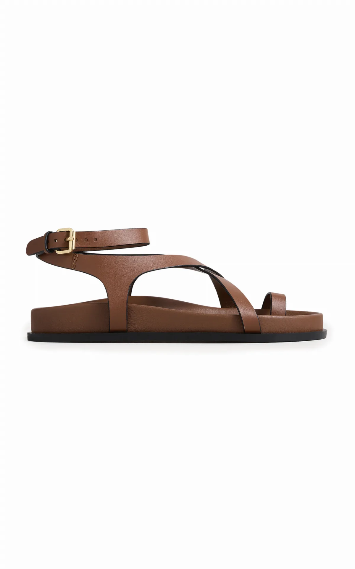 Jalen Slim Leather Sandals by A.Emery