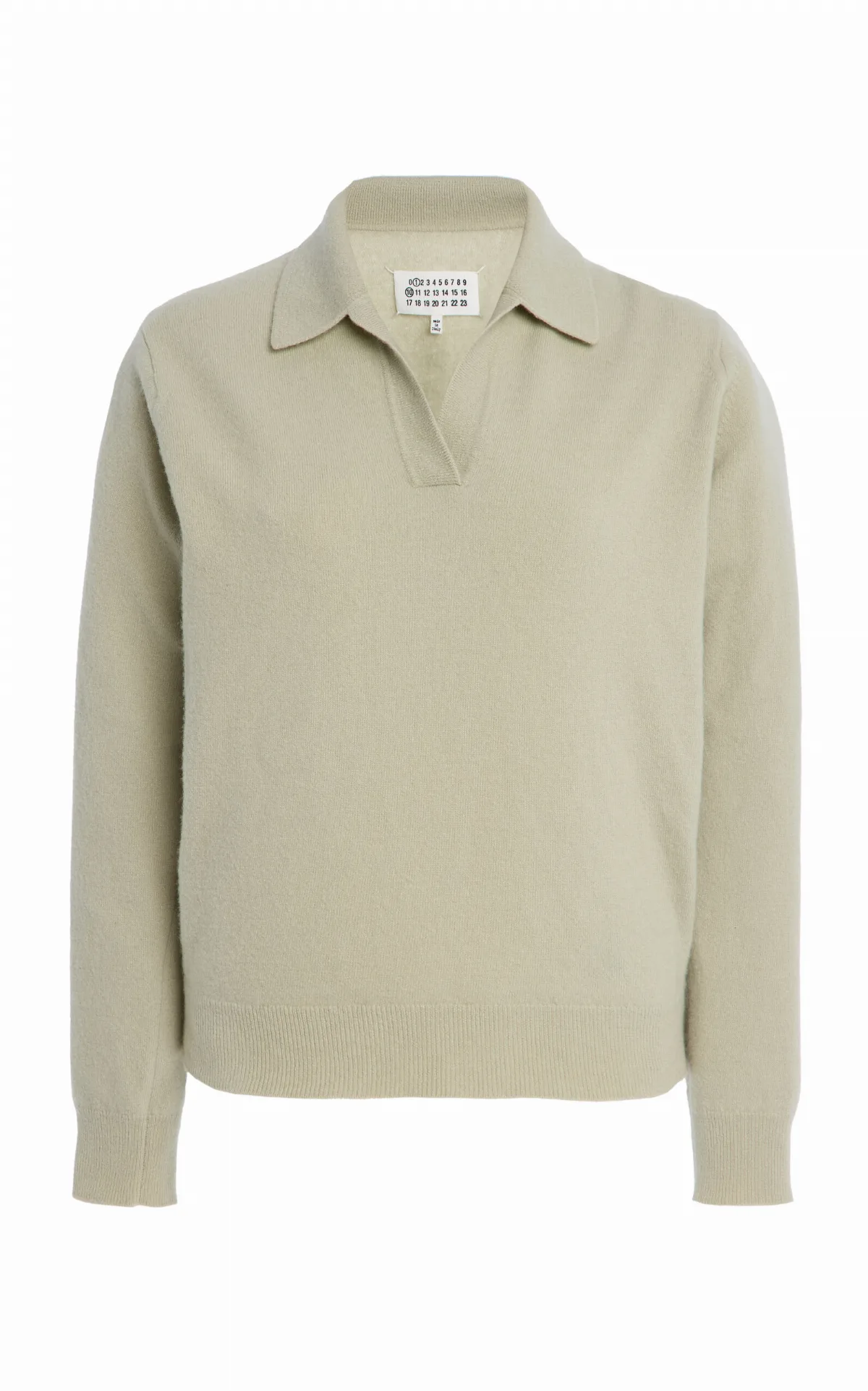 Wool Polo Sweater by Maison Margiela
