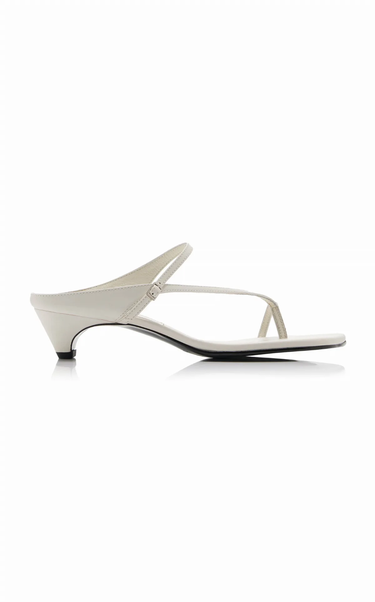 Oblique Leather Sandals