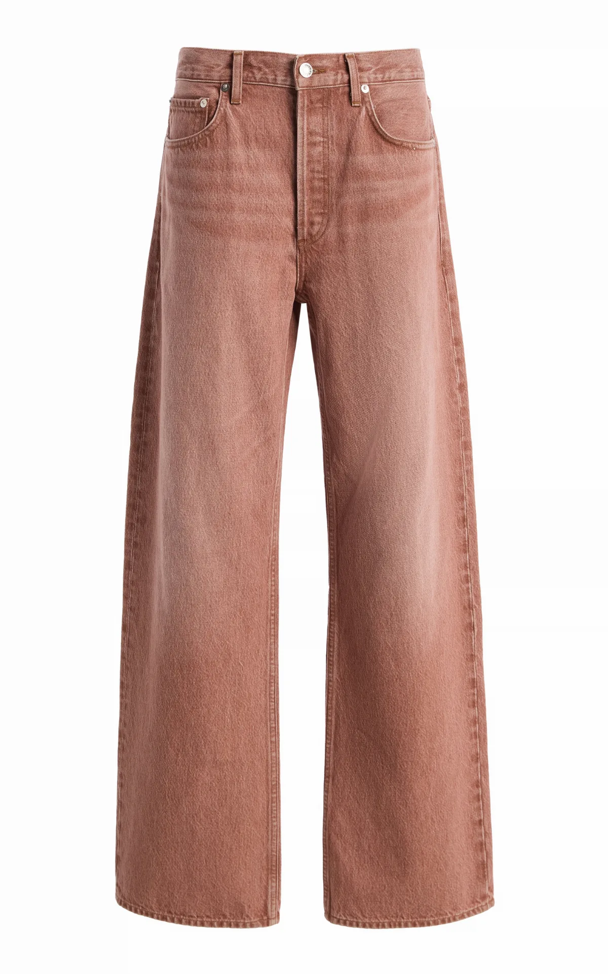 Arc Rigid Mid-Rise Bow-Leg Jeans by Agolde