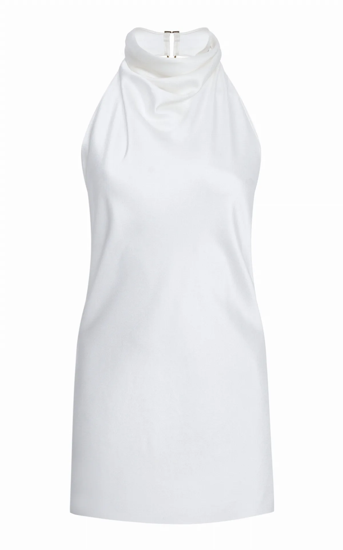 Cowl-Back Satin Halter Top by Stella McCartney